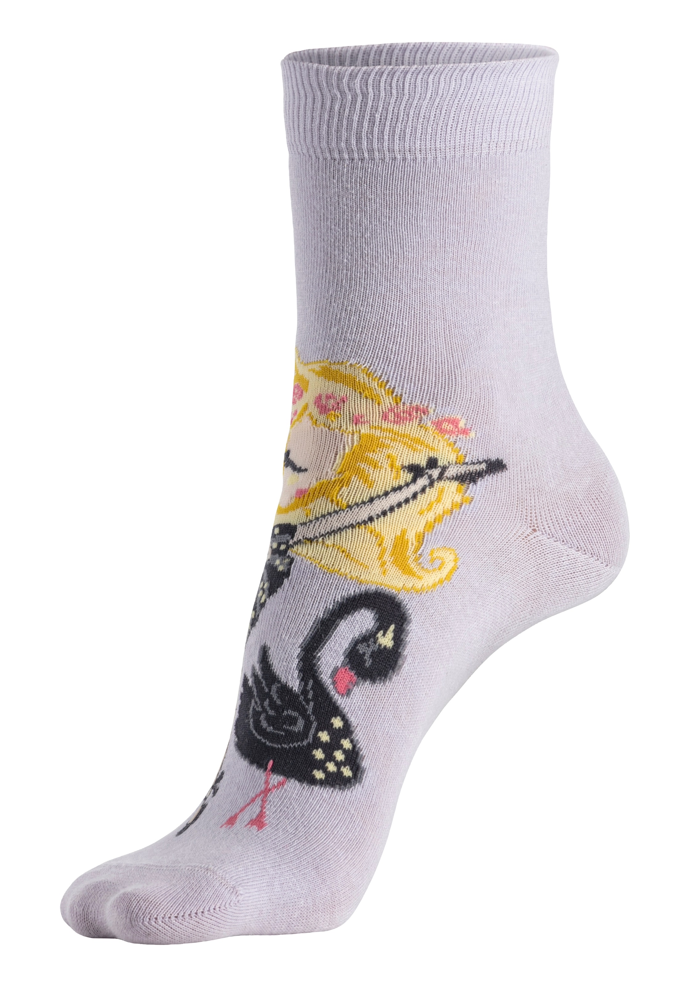 H.I.S Freizeitsocken, (Packung, 5 Paar), mit Ballett Motive