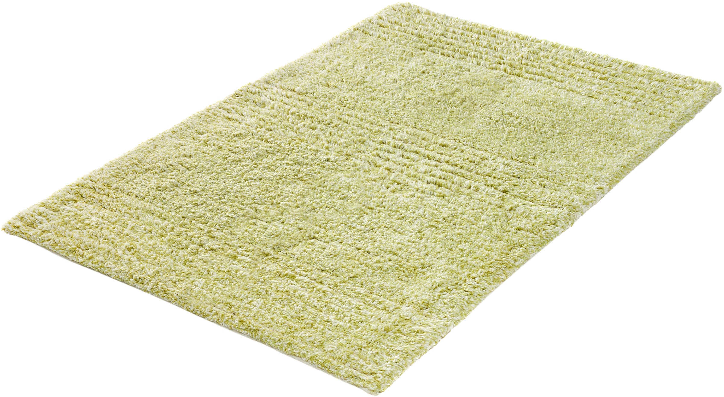 Kleine Wolke Badematte ""Planta", Badvorleger, Badezimmer Teppich" Höhe 8 mm rutschhemmend beschichtet fußbodenheizungsgeeignet Badteppich, Uni Farben, Streifen Design, Hoch-Tief Effekt