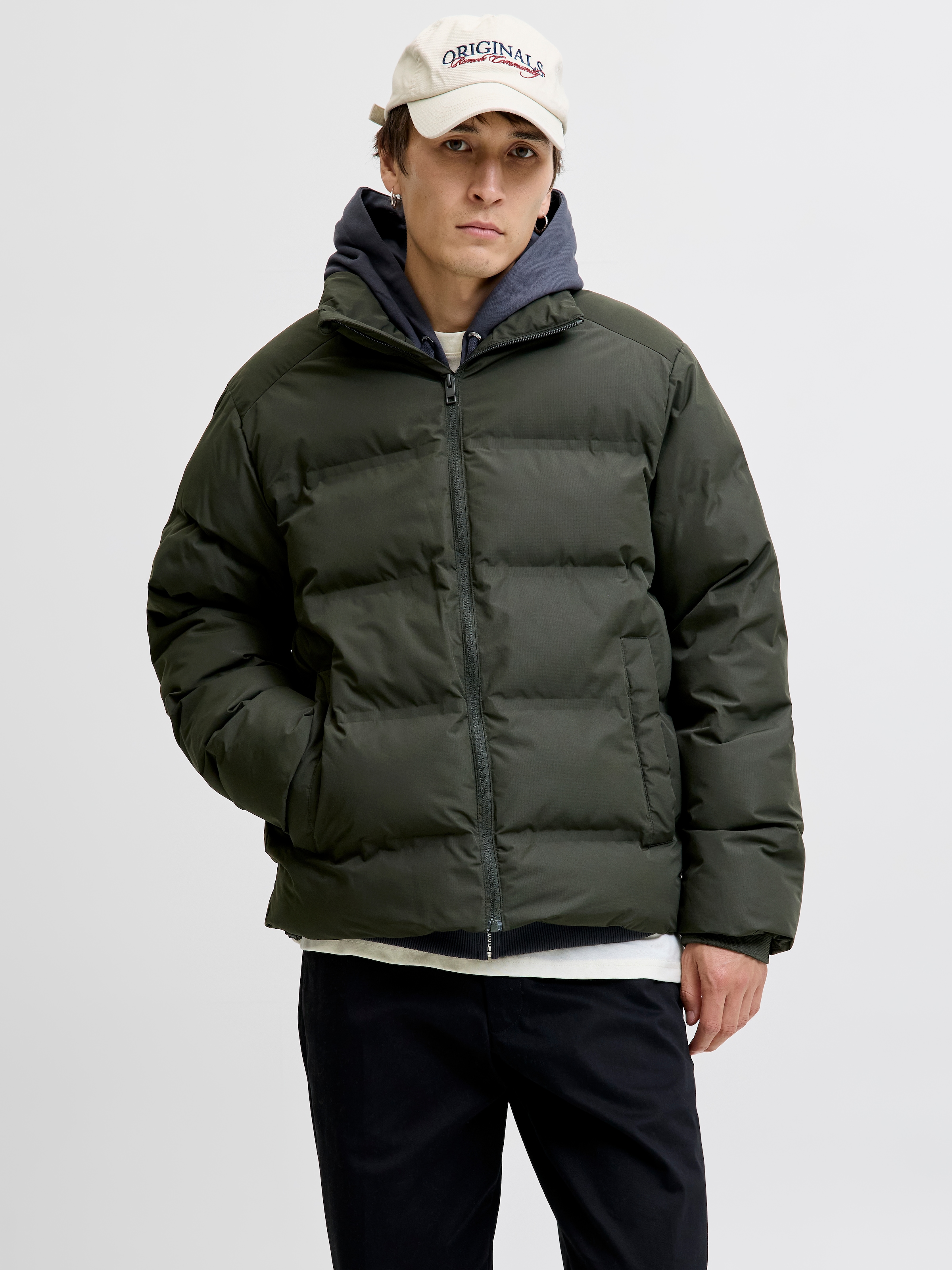 Jack & Jones Steppjacke "JJESOHO PUFFER COLLAR SN", ohne Kapuze günstig online kaufen