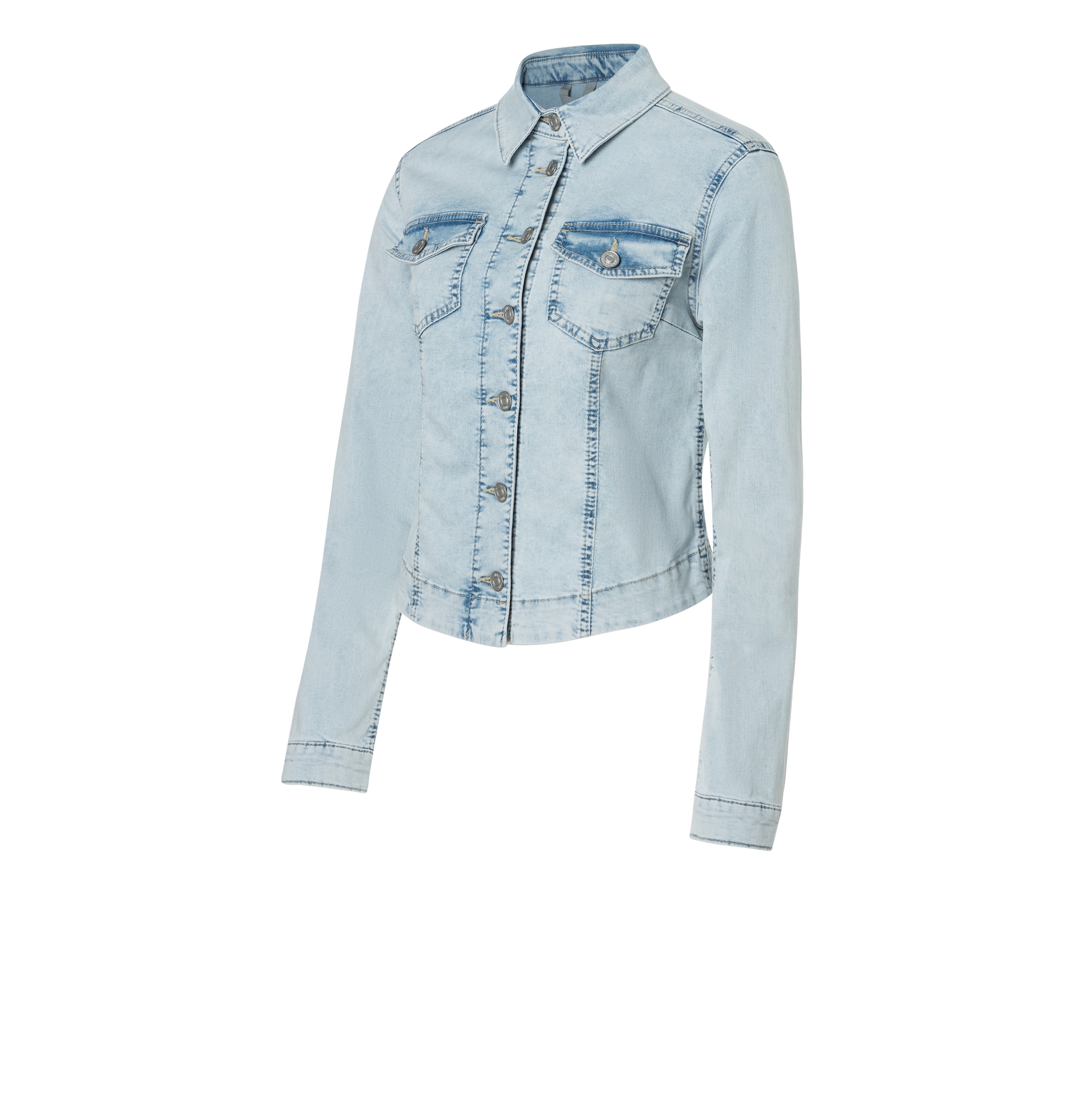 MAC Jeansjacke »RICH JACKET« aus leichter, sommerlicher Denim-Qualität mit hohem Baumwoll-Anteil