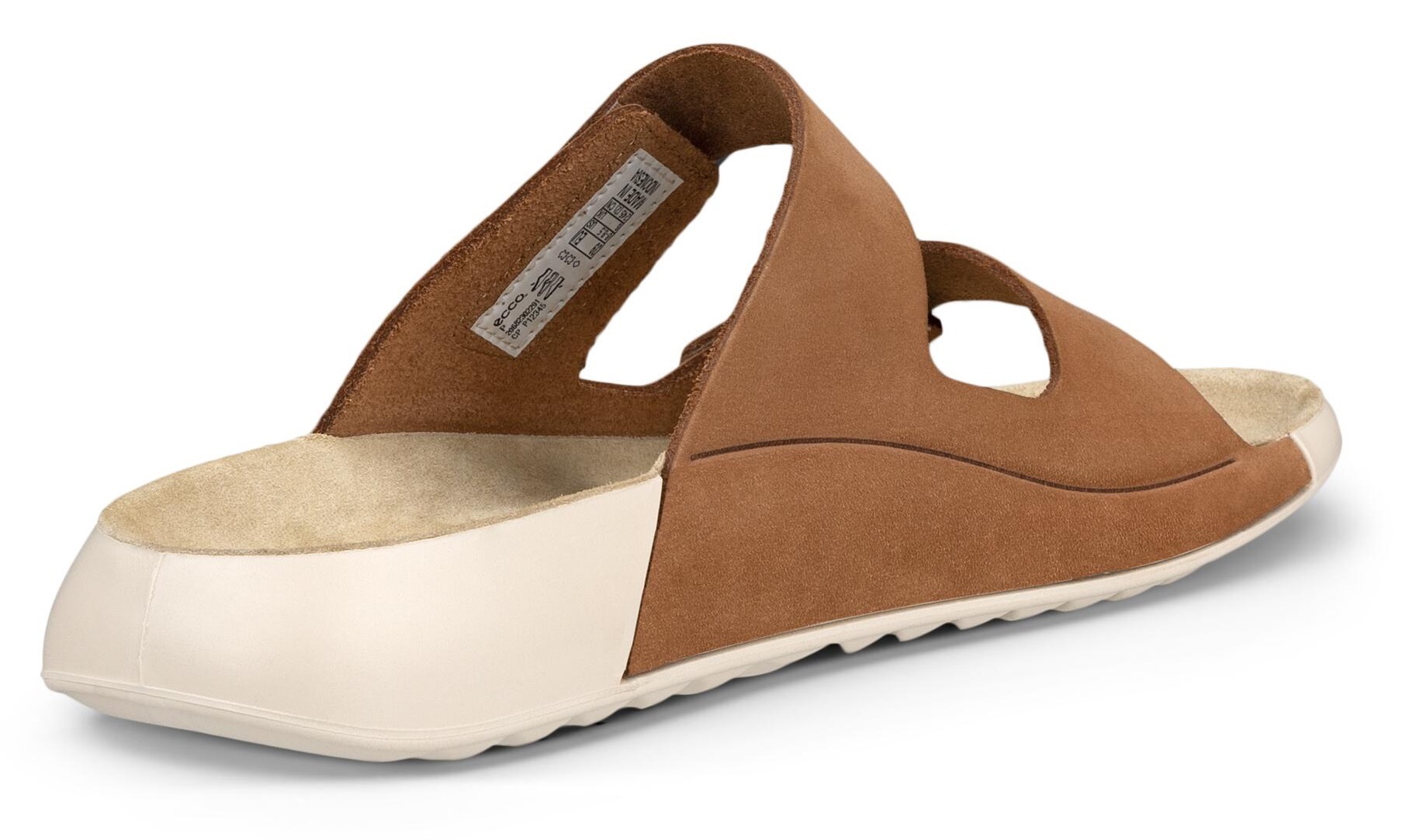 Ecco Pantolette »COZMO W«, Sommerschuh, Schlappen mit zwei Klettverschlussriemen