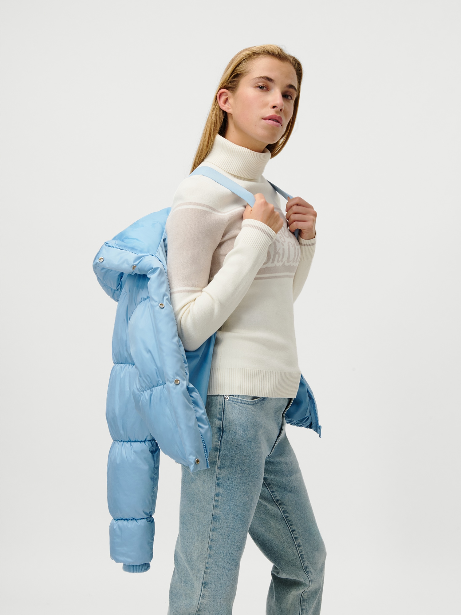 LeGer Steppjacke »Viveka, LeGer by Lena Gercke« mit Kapuze Cropped, mit Rucksack-Riemen innen, Winterjacke