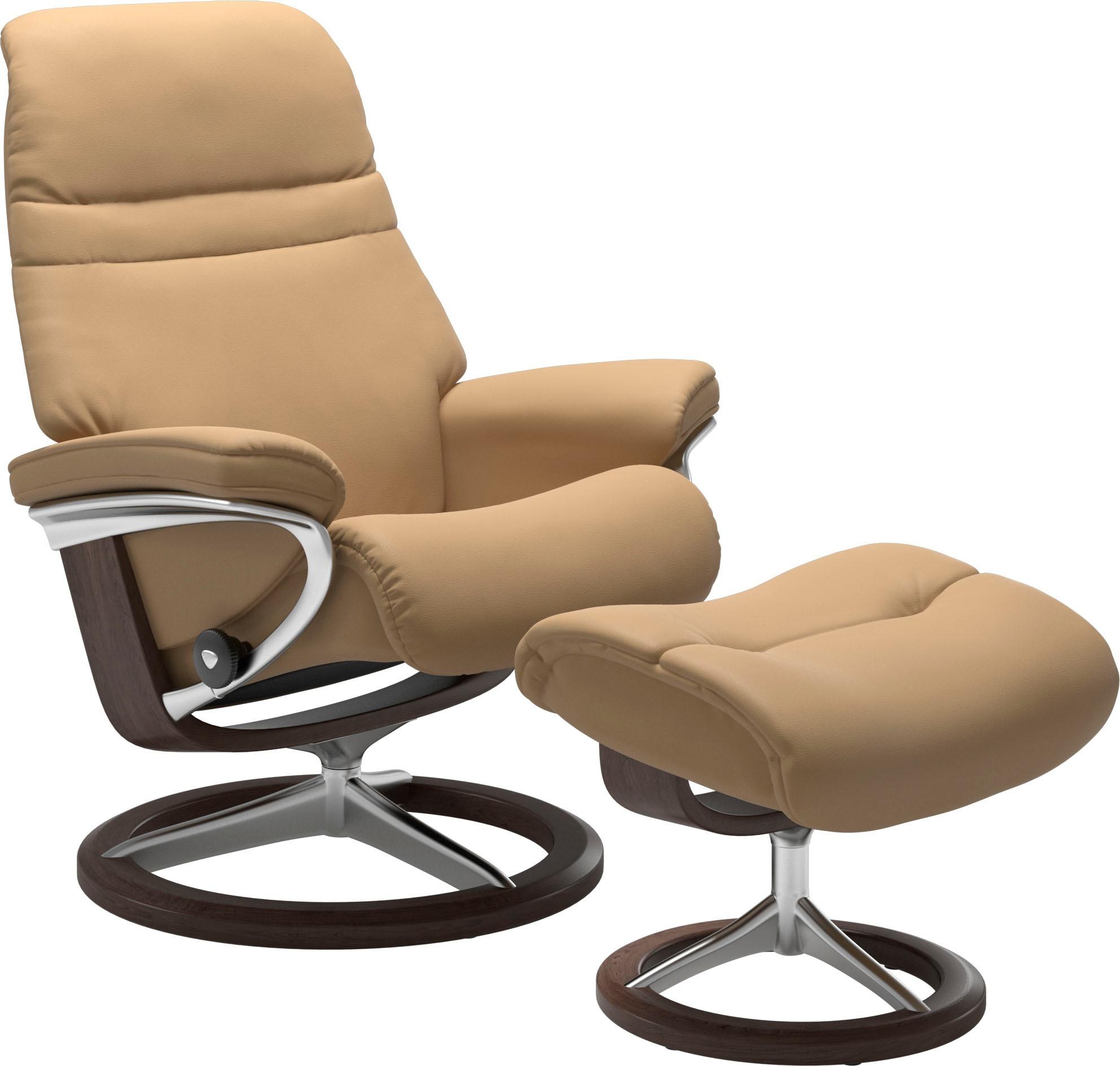 Stressless Relaxsessel "Sunrise" Relaxsessel mit Hocker, mit Signature Base, Größe M, Gestell Wenge