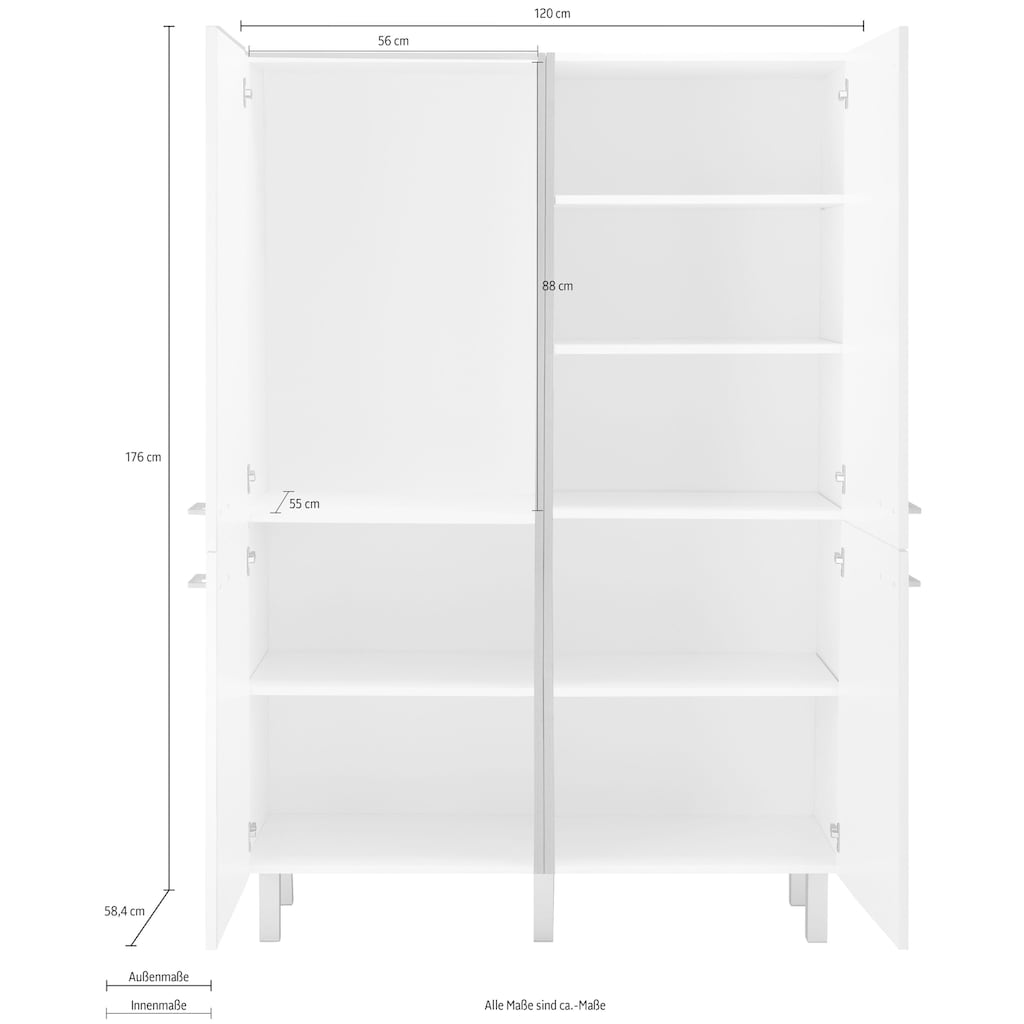 Wohnen Küchenmöbel OPTIFIT Kühlumbauschrank »Tapa«, Modul, Breite 120 cm 