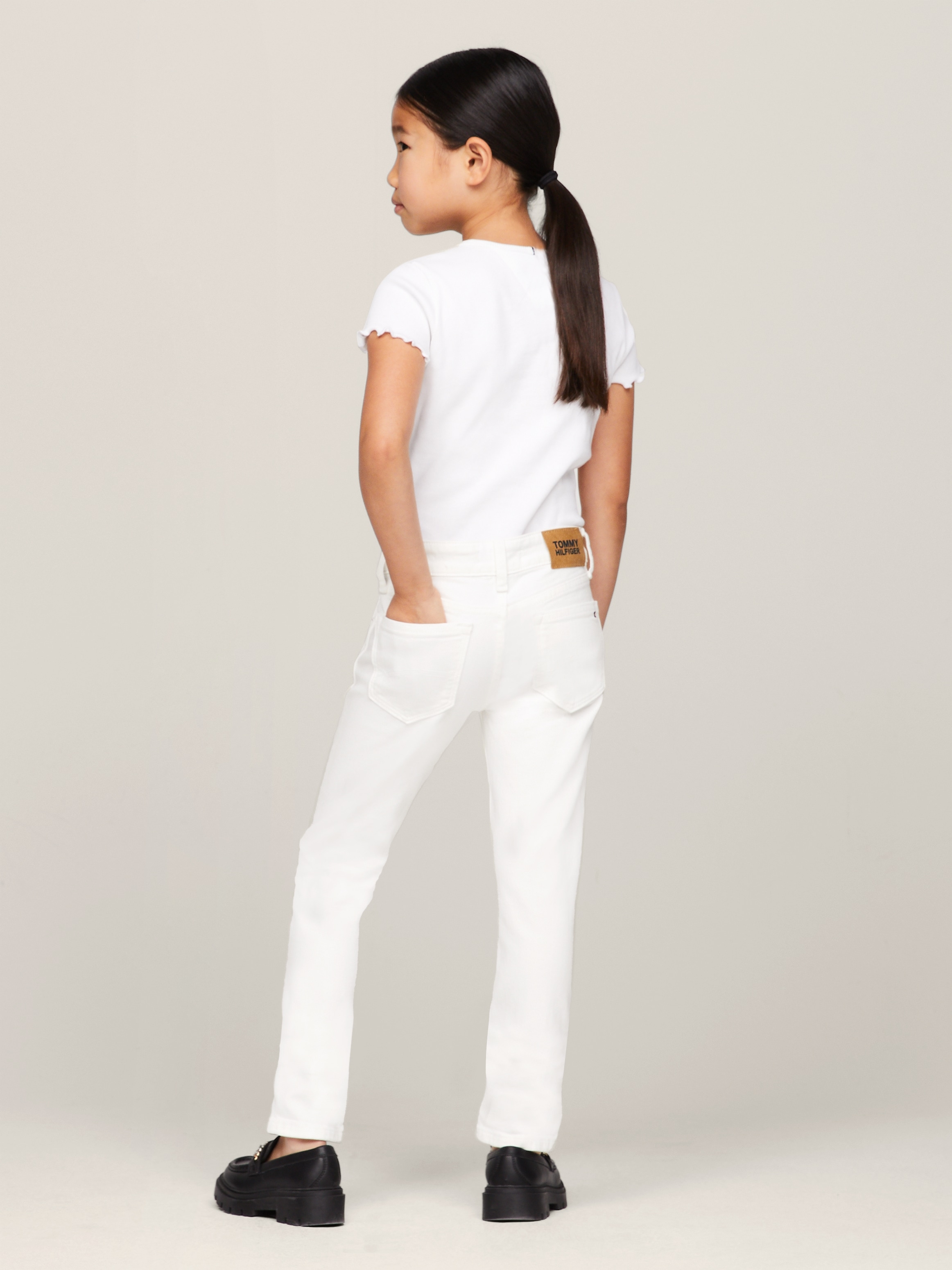 Tommy Hilfiger Slim-fit-Jeans »NORA WHITE«, Kinder bis 16 Jahre