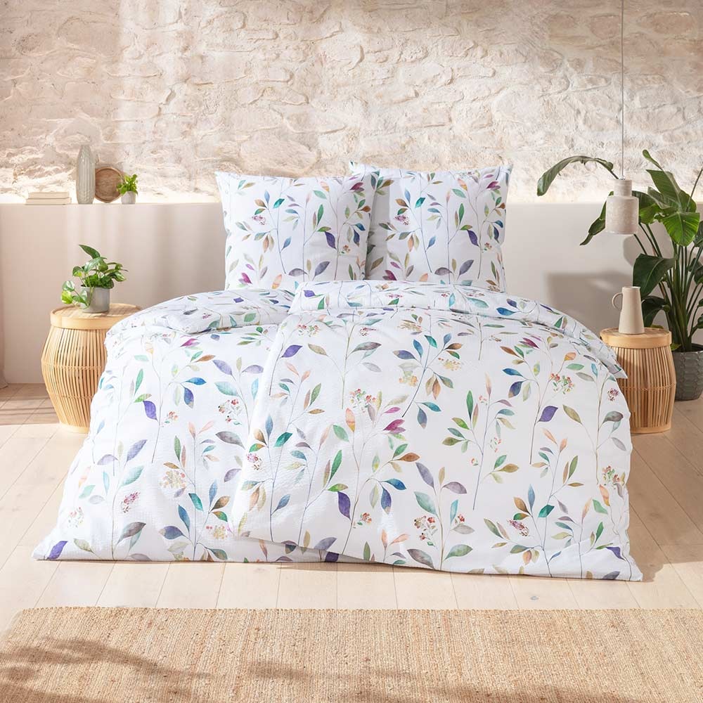 Estella Bettwäsche "Brenda" 2 tlg. Feiner Seersucker aus 100% Baumwolle günstig online kaufen