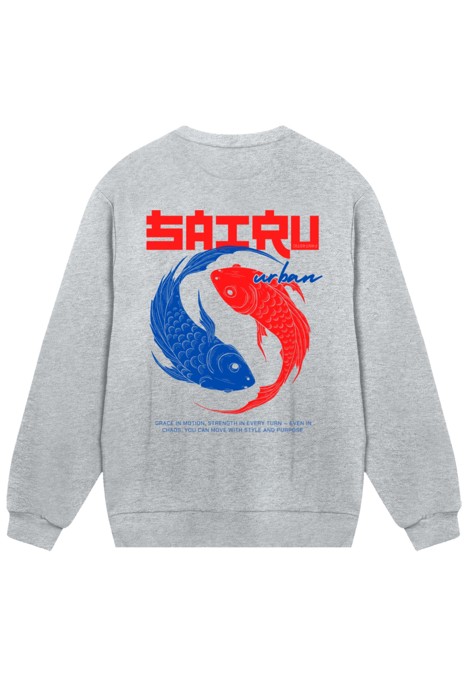 F4NT4STIC Sweatshirt »Koi Fish Japan Streetstyle«, Japan Streetwear Styles