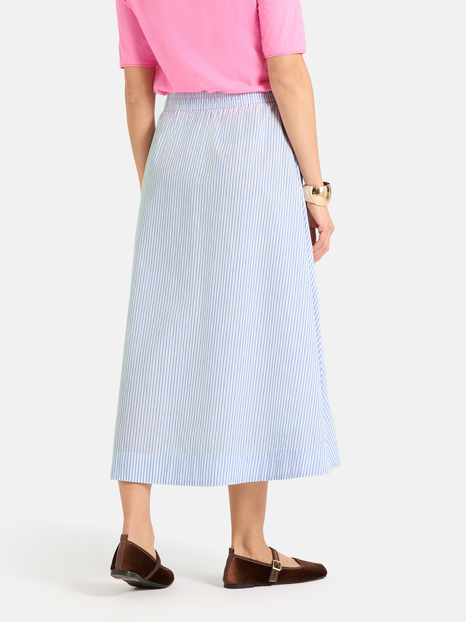 Lieblingsstück Midirock "FrankaL" mit gestickten Details, Elastikbund günstig online kaufen