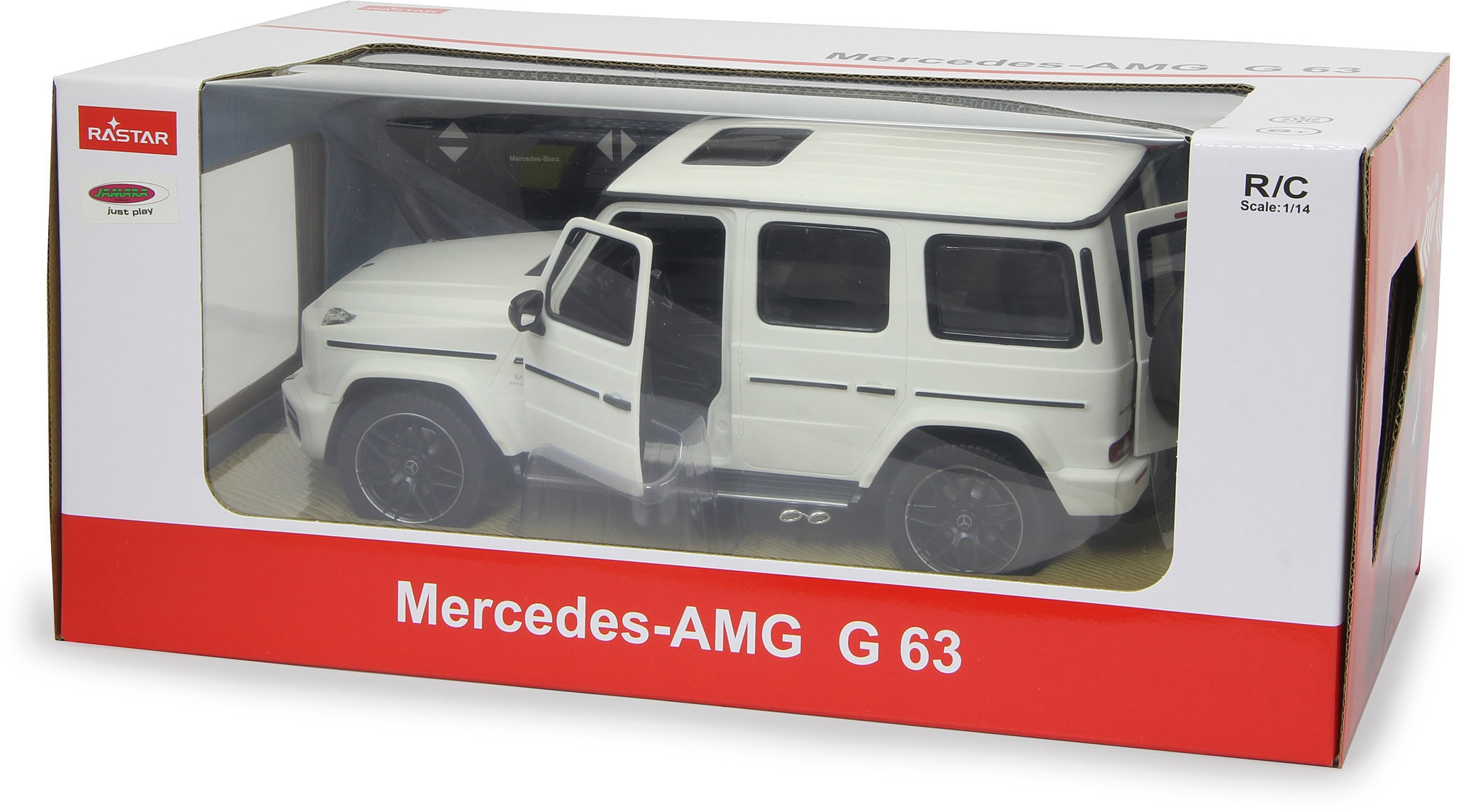 Jamara RC-Auto »Mercedes-Benz AMG G63 1:14 2,4 GHz, weiß«