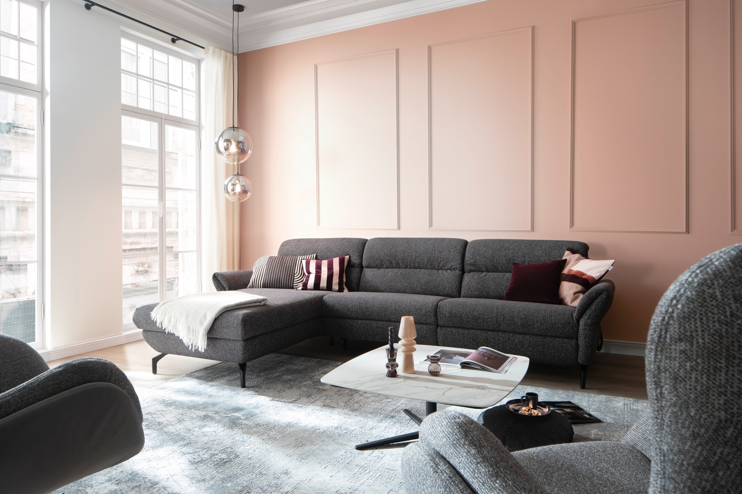 SCHÖNER WOHNEN-Kollektion Teppich »Vision 212« rechteckig 7 mm Höhe Viskoseteppich mit Glanz, Wohnzimmer