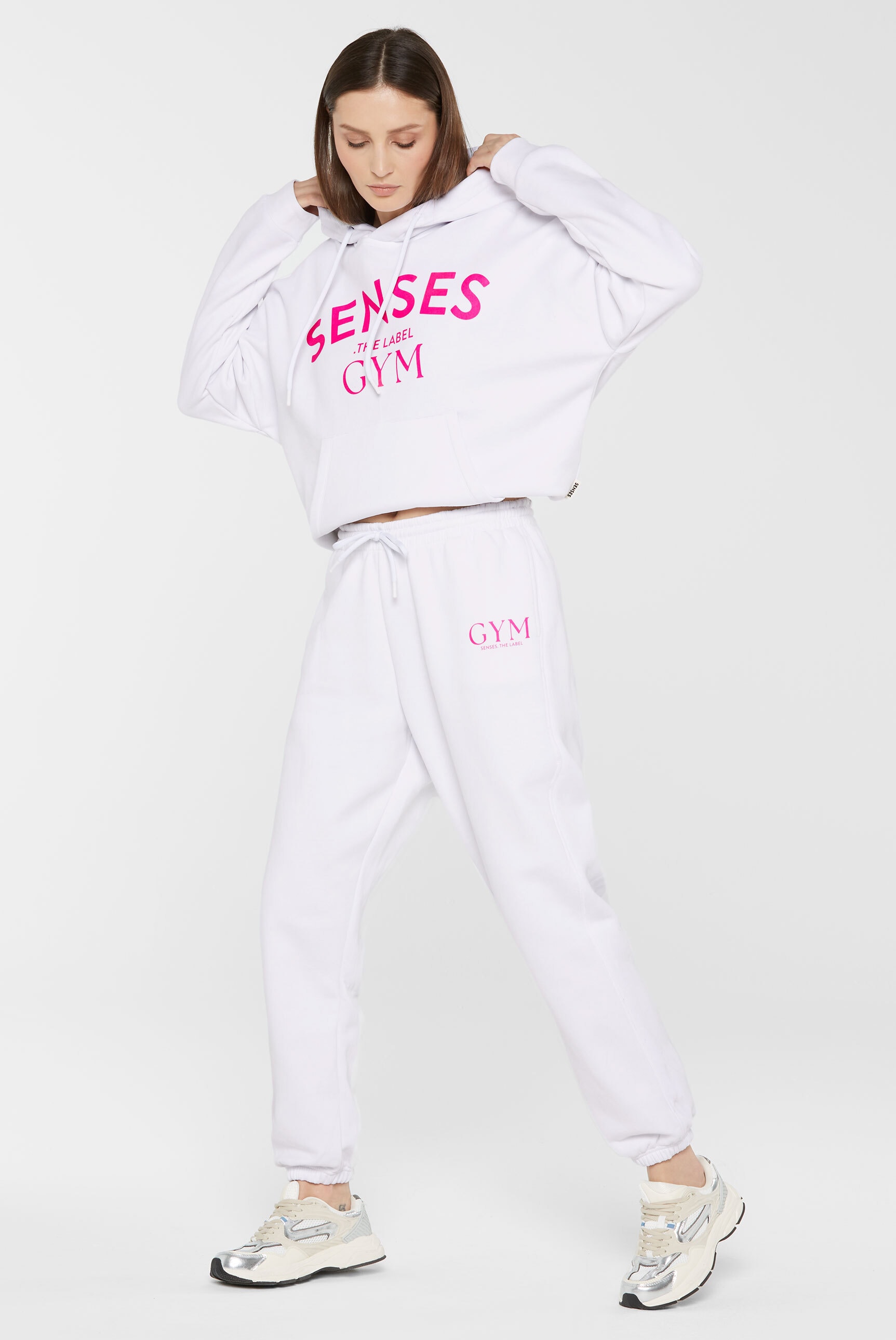 SENSES.THE LABEL Sporthose, mit Elastikbund und Kordel