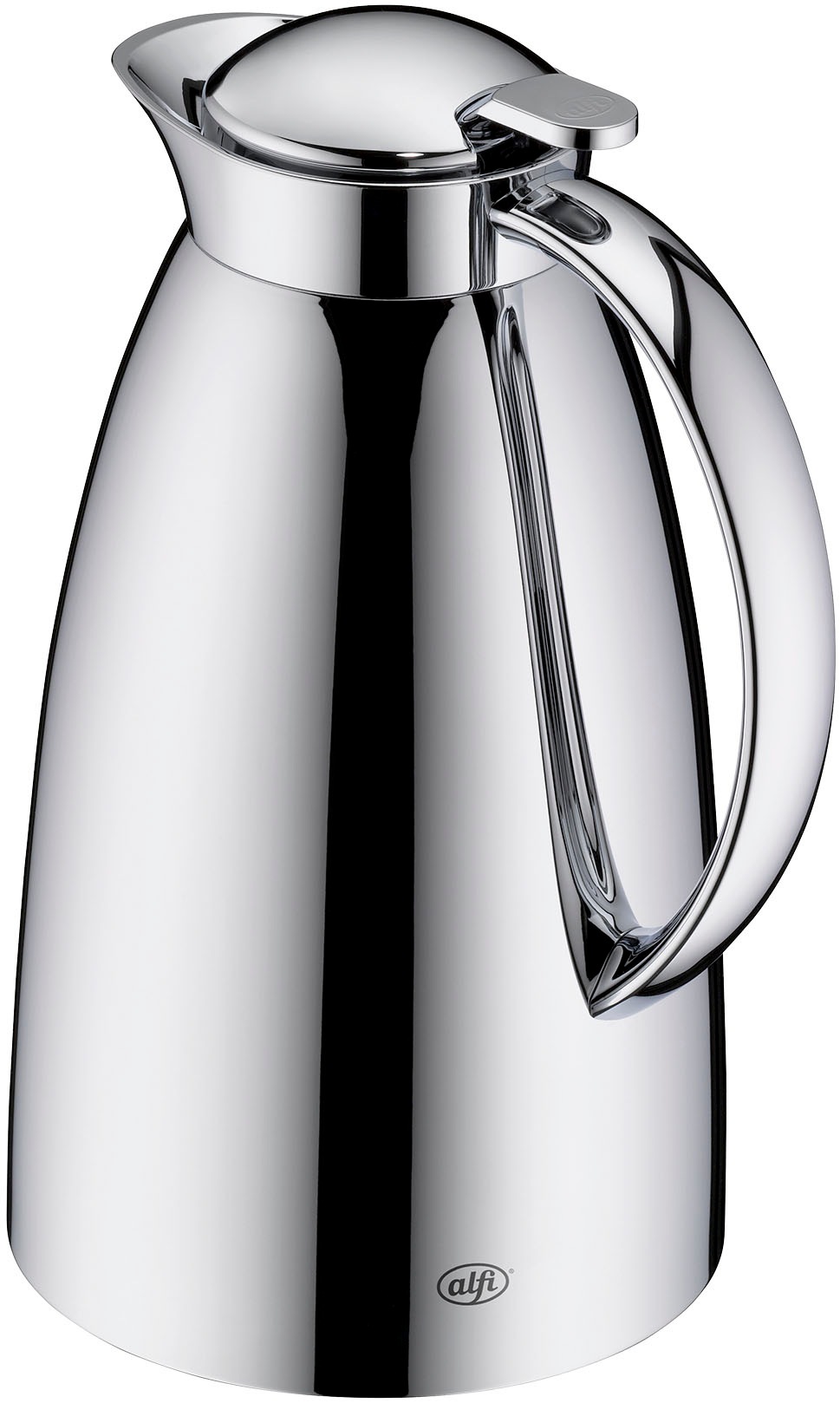 Alfi Isolierkanne »GUSTO, mit Hartglaseinsatz« 1 l 1 Stk. tlg. 12h heiß & 24 kalt, Drehverschluss mit bequemem Druckknopf