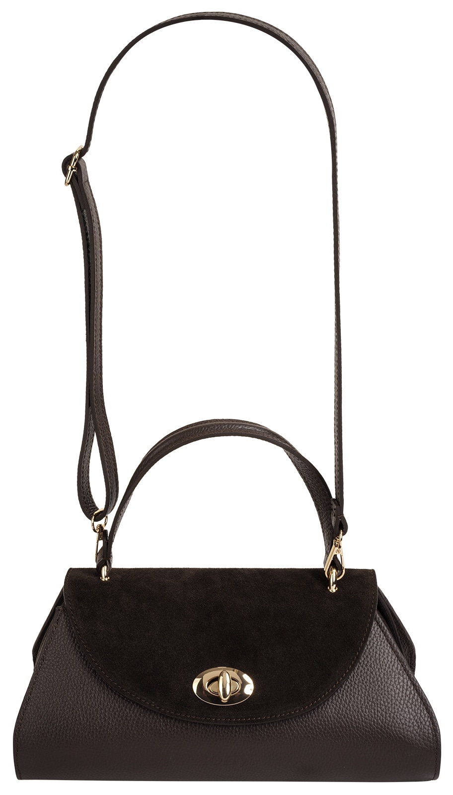 forty° Henkeltasche »FORTY° Damen LIRAMARA echt Leder, Made in Italy« echt Leder, Made in Italy