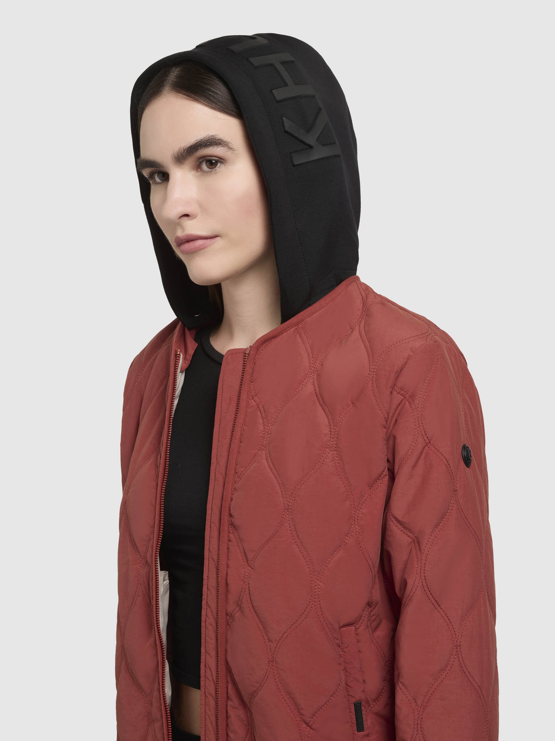 khujo Steppjacke »MALAR«, mit Kapuze