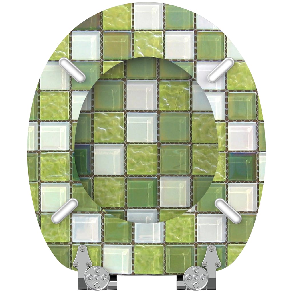 Sanilo WC-Sitz »Mosaik Grün«
