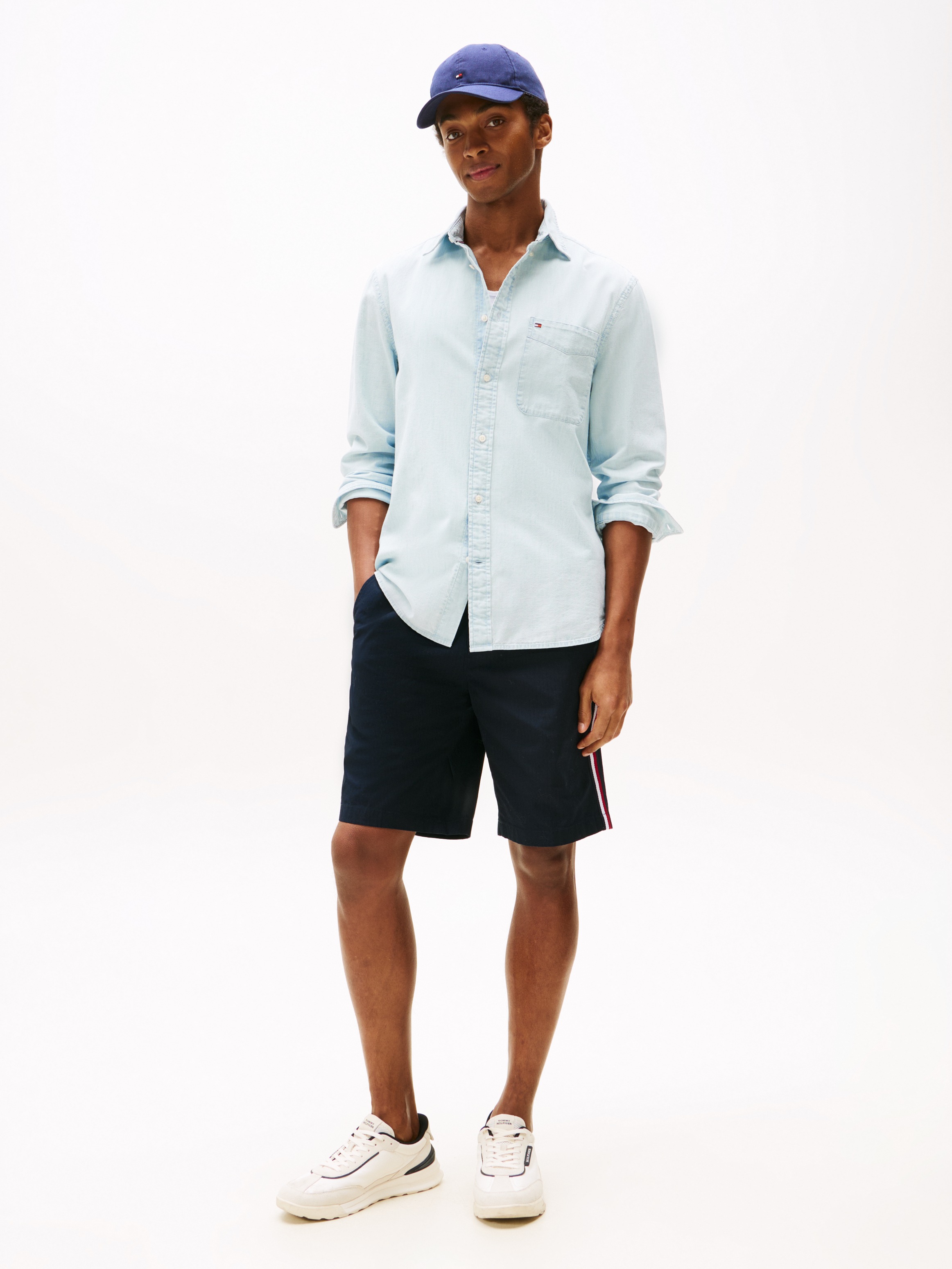 Tommy Hilfiger Langarmhemd "CHAMBRAY POCKET Regular Fit SHIRT" günstig online kaufen