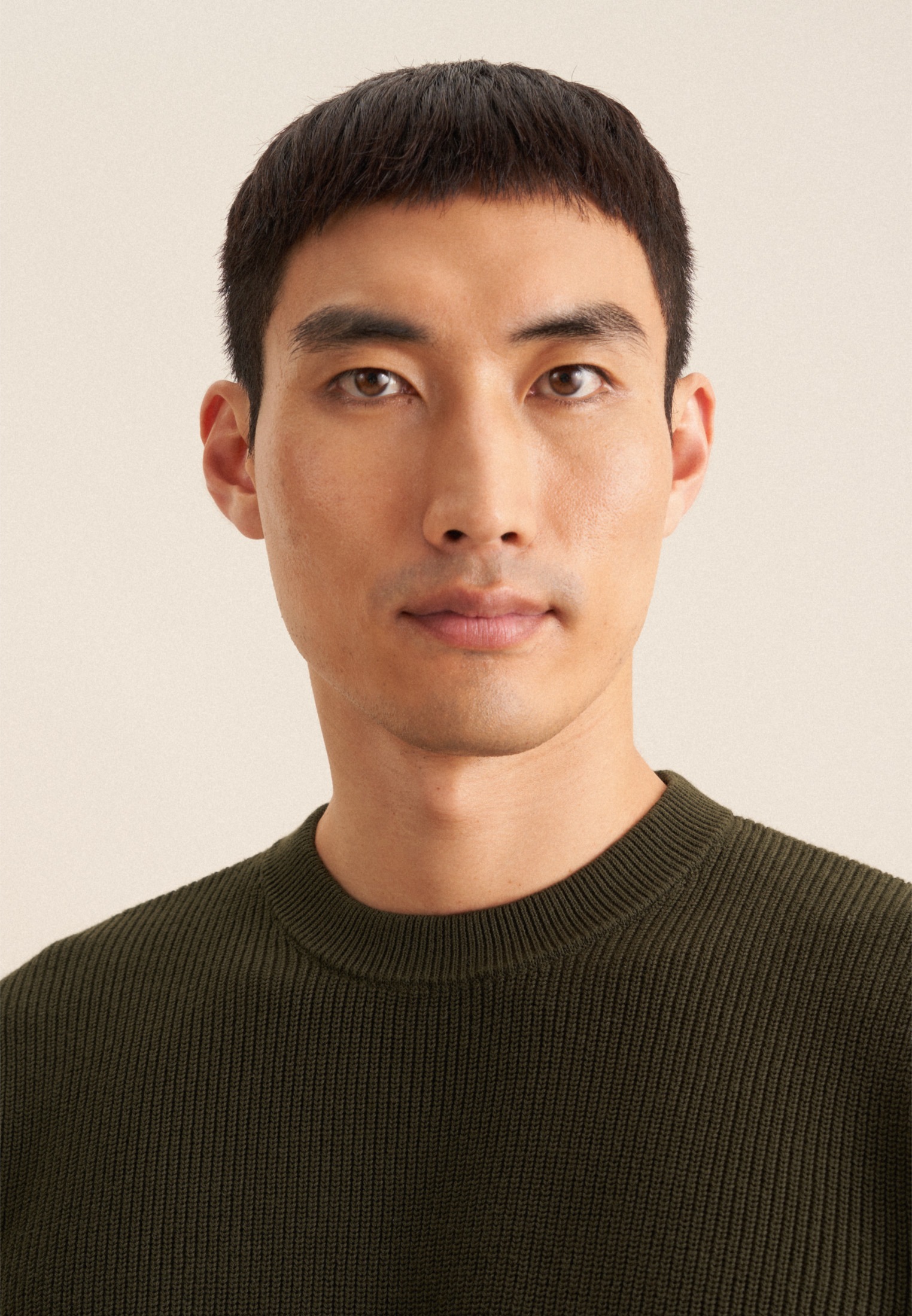 Thumbnail - seidensticker Strickpullover "Schwarze Rose" 1/1 Rundhals Uni