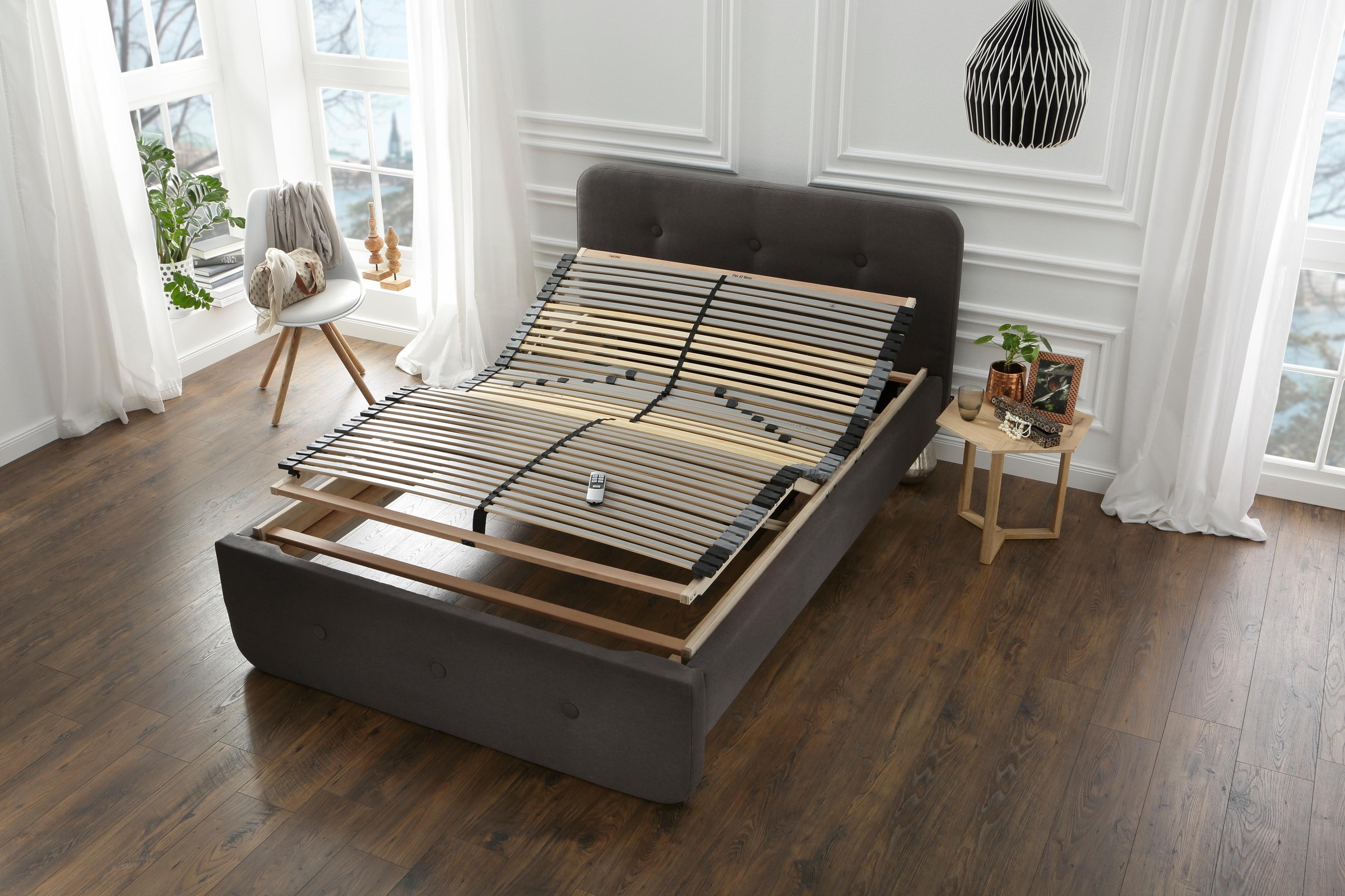 Beco Lattenrost mit Motor "Flex Motor Funk" mit Funk-Fernbedienung, erhältlich in 90x200 cm und weiteren Größen
