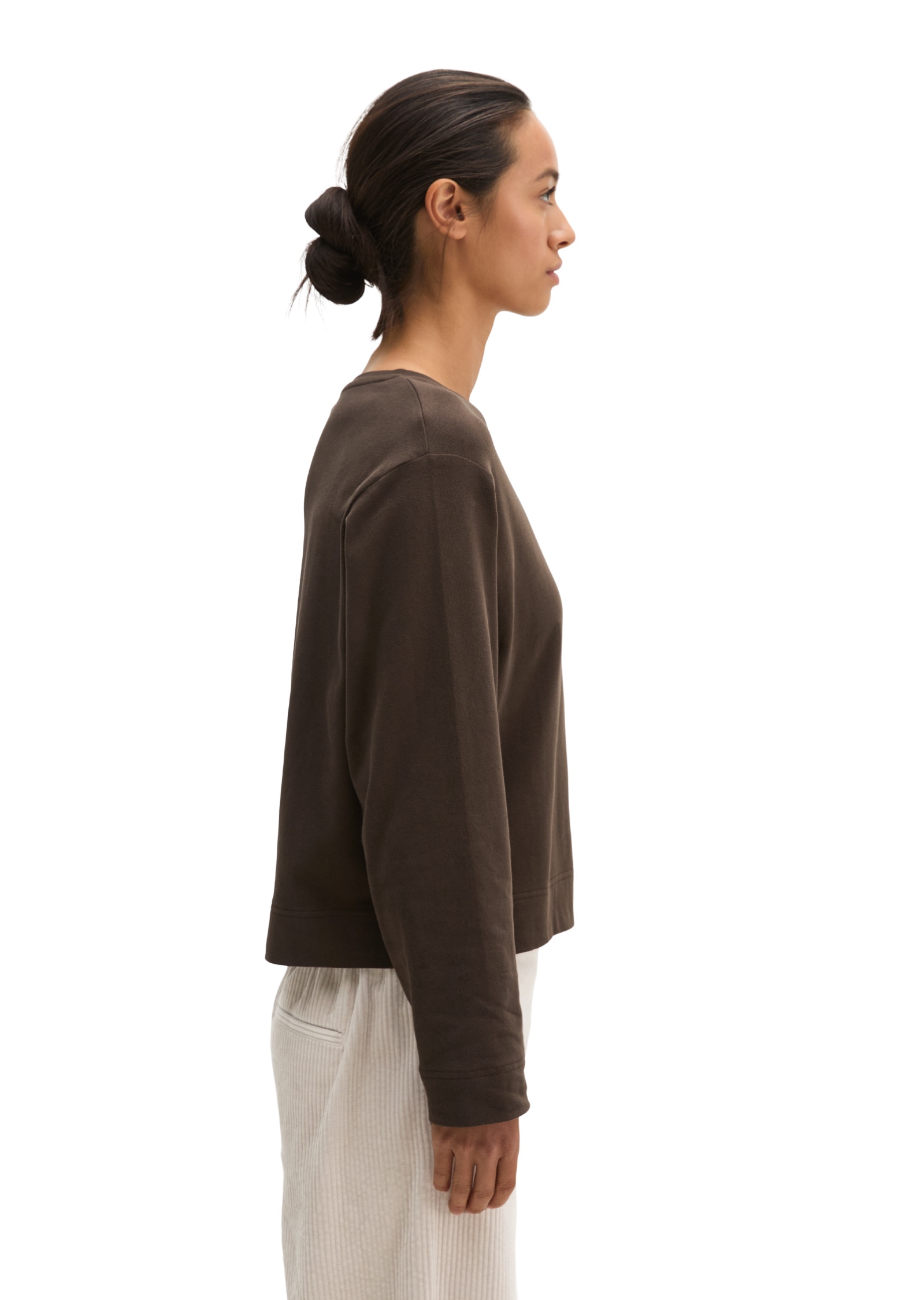 Marc O'Polo Langarmshirt »aus gebrushtem Single Jersey«