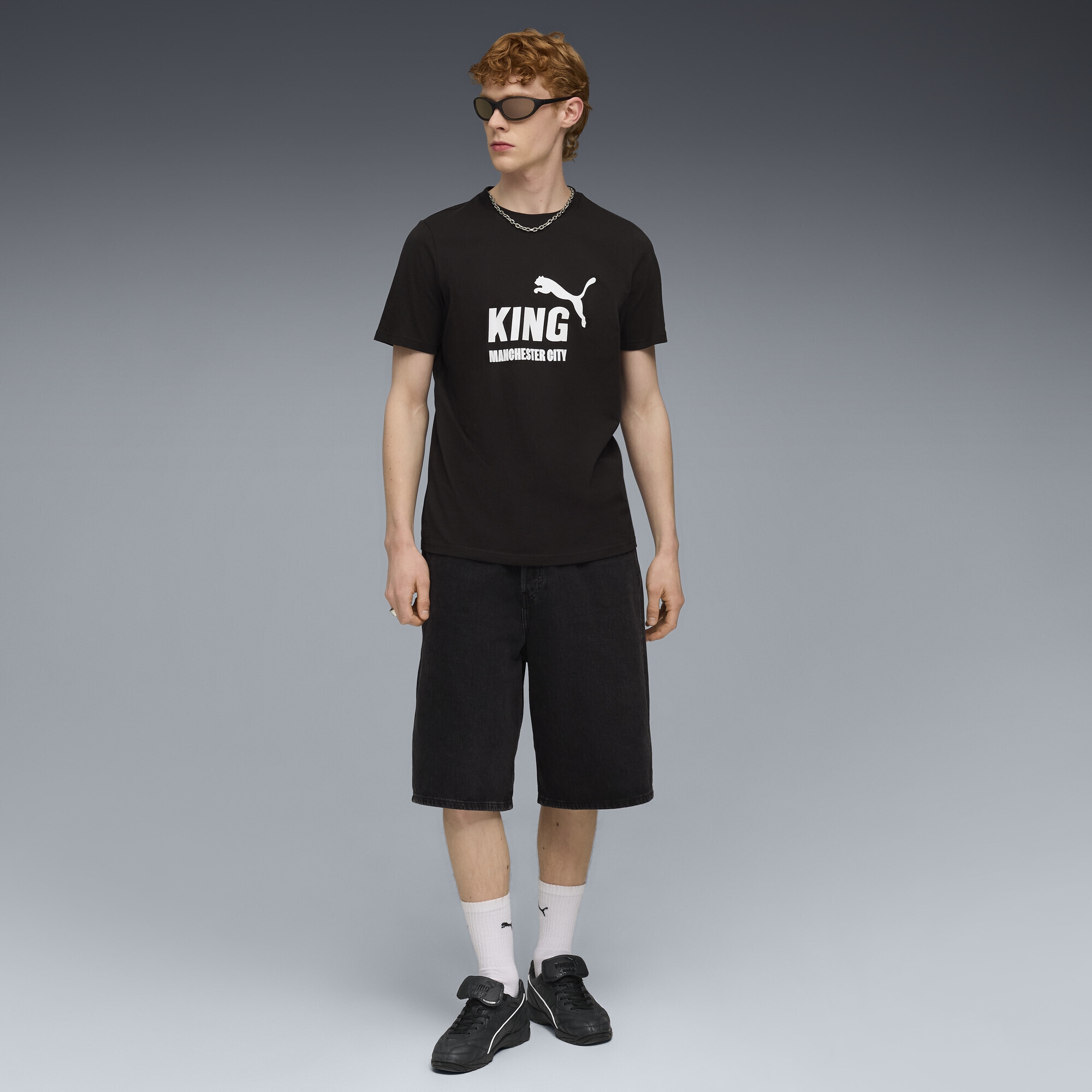 PUMA T-Shirt »Manchester City KING Logo T-Shirt Herren«