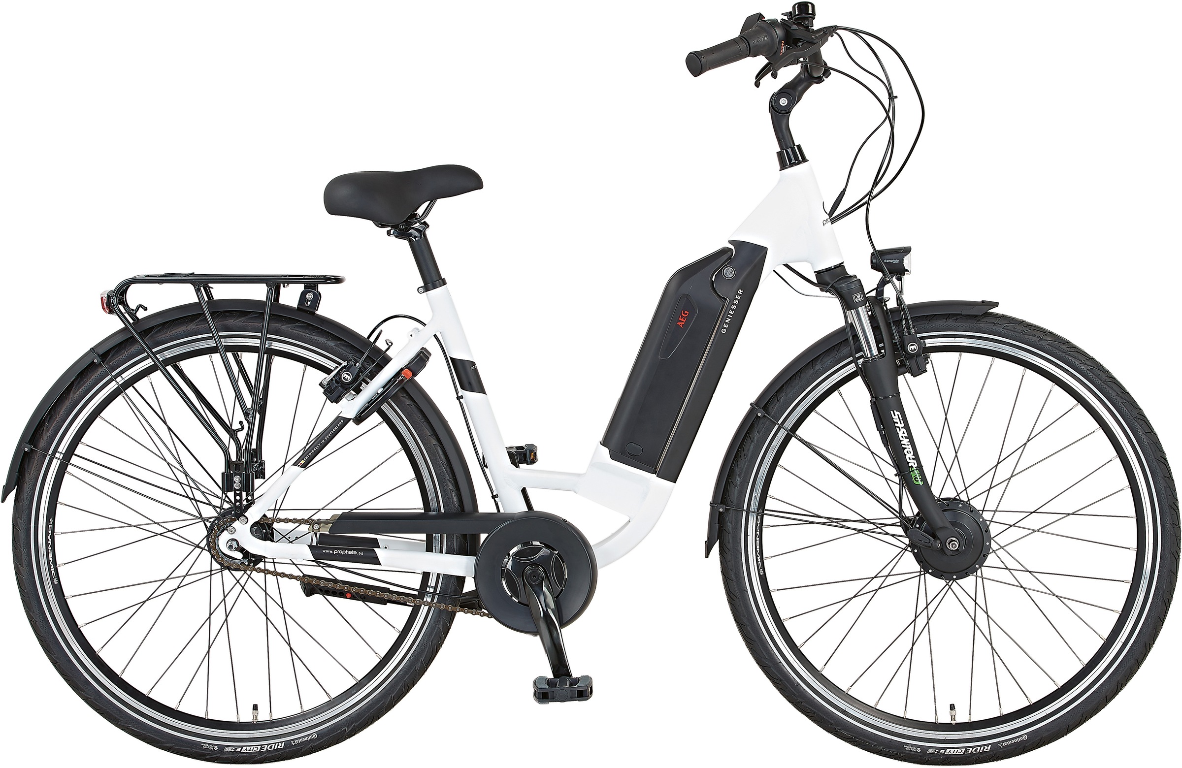 Prophete E-Bike "Geniesser 22.EMC.20", 7 Gang, Shimano, Nexus, Frontmotor 250 W, Pedelec, Elektrofahrrad für Damen u. He