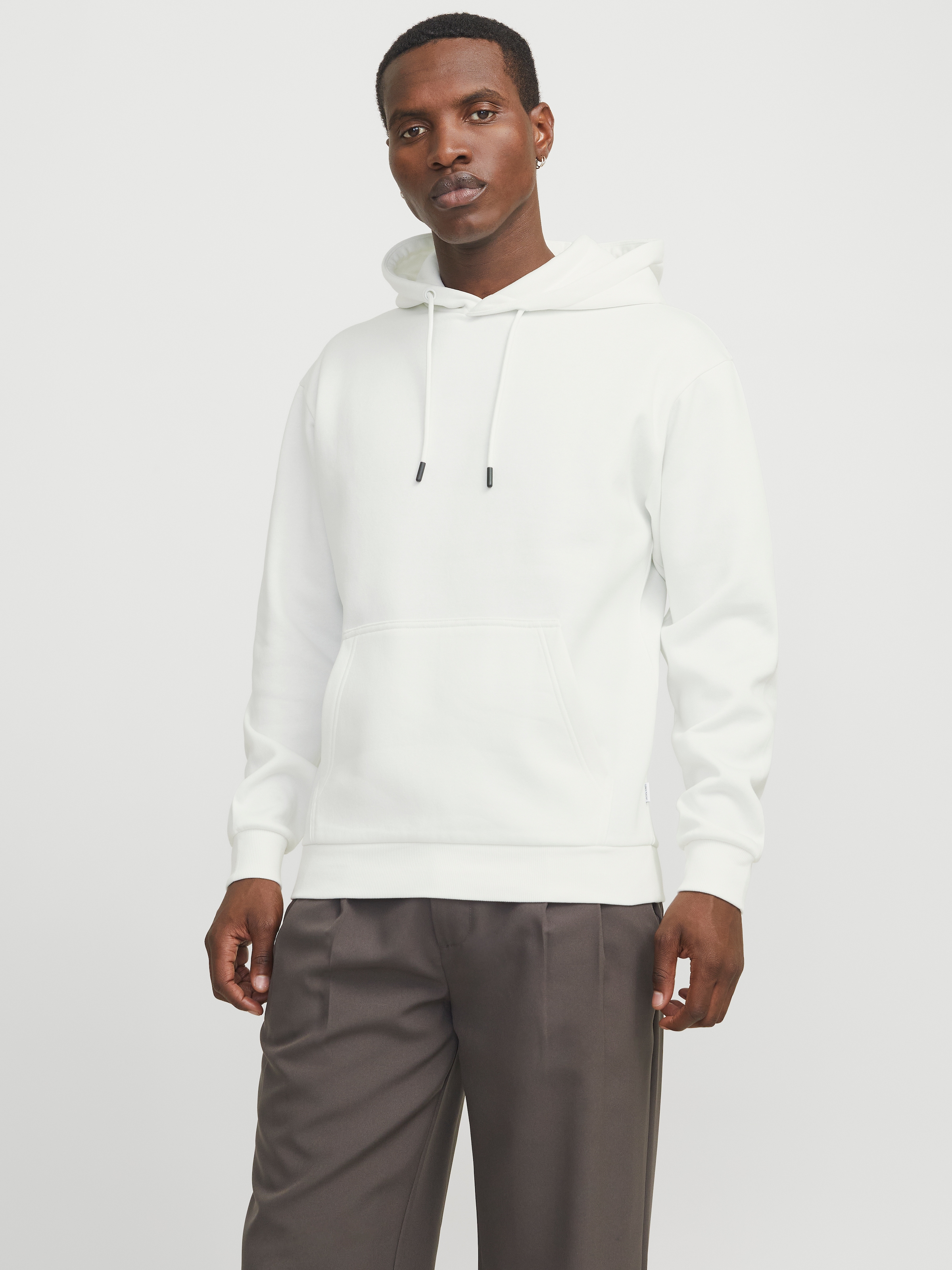 Jack & Jones "JJEBRADLEY SWEAT HOOD NOOS", Materialmix, relaxed fit günstig online kaufen