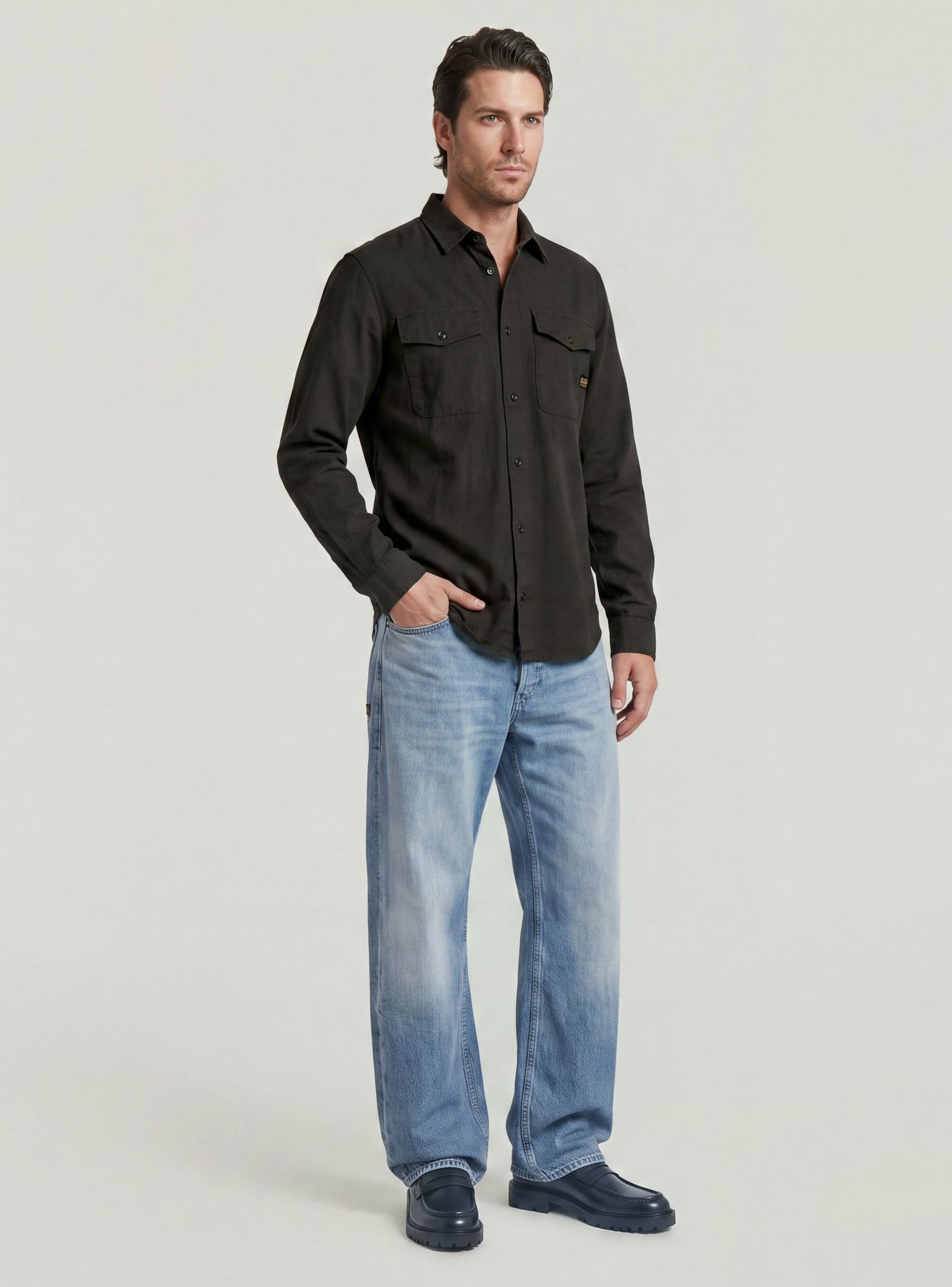 G-STAR Langarmshirt »Marine Slim Hemd«
