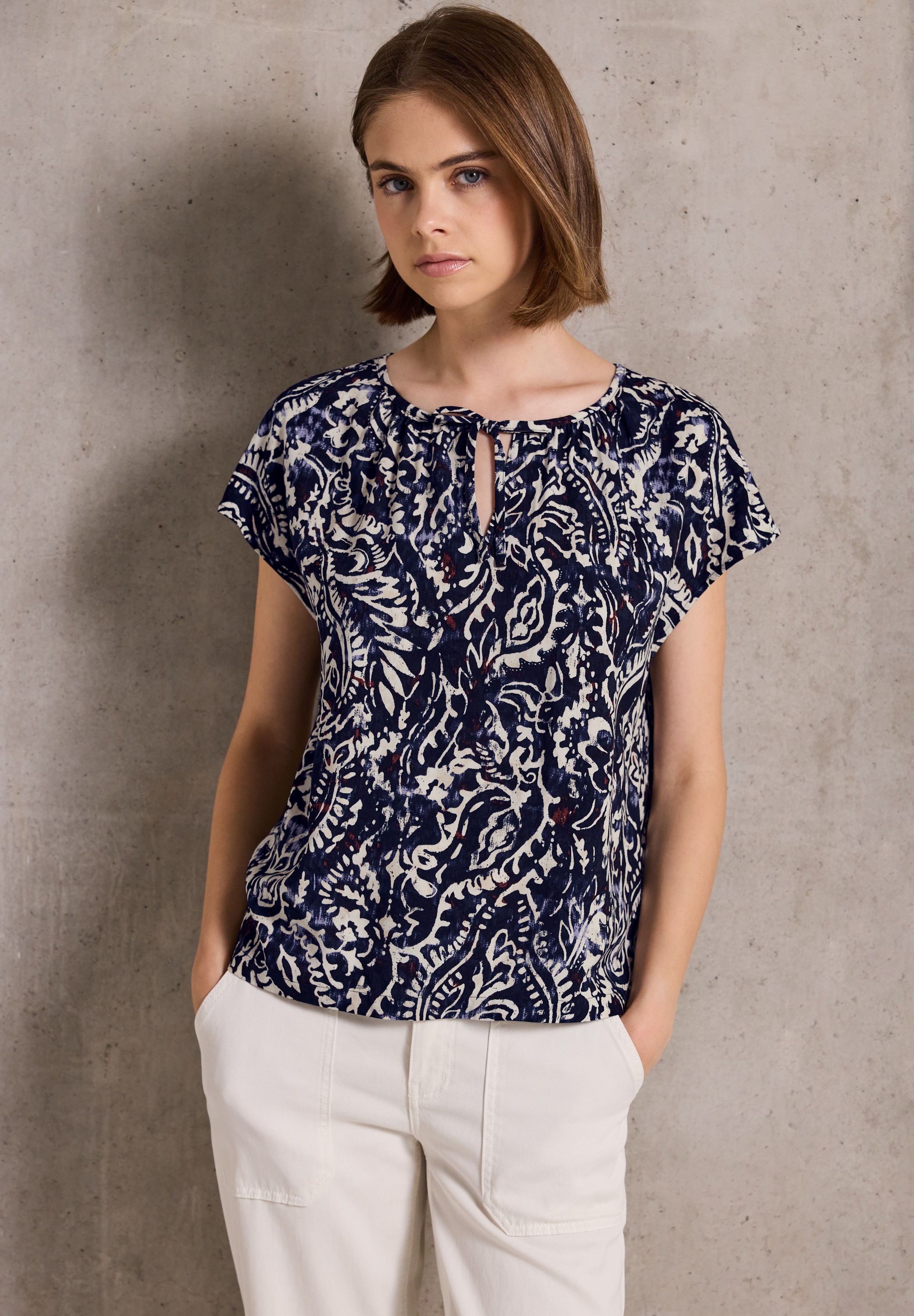 STREET ONE STUDIO Shirtbluse aus softer Viskose