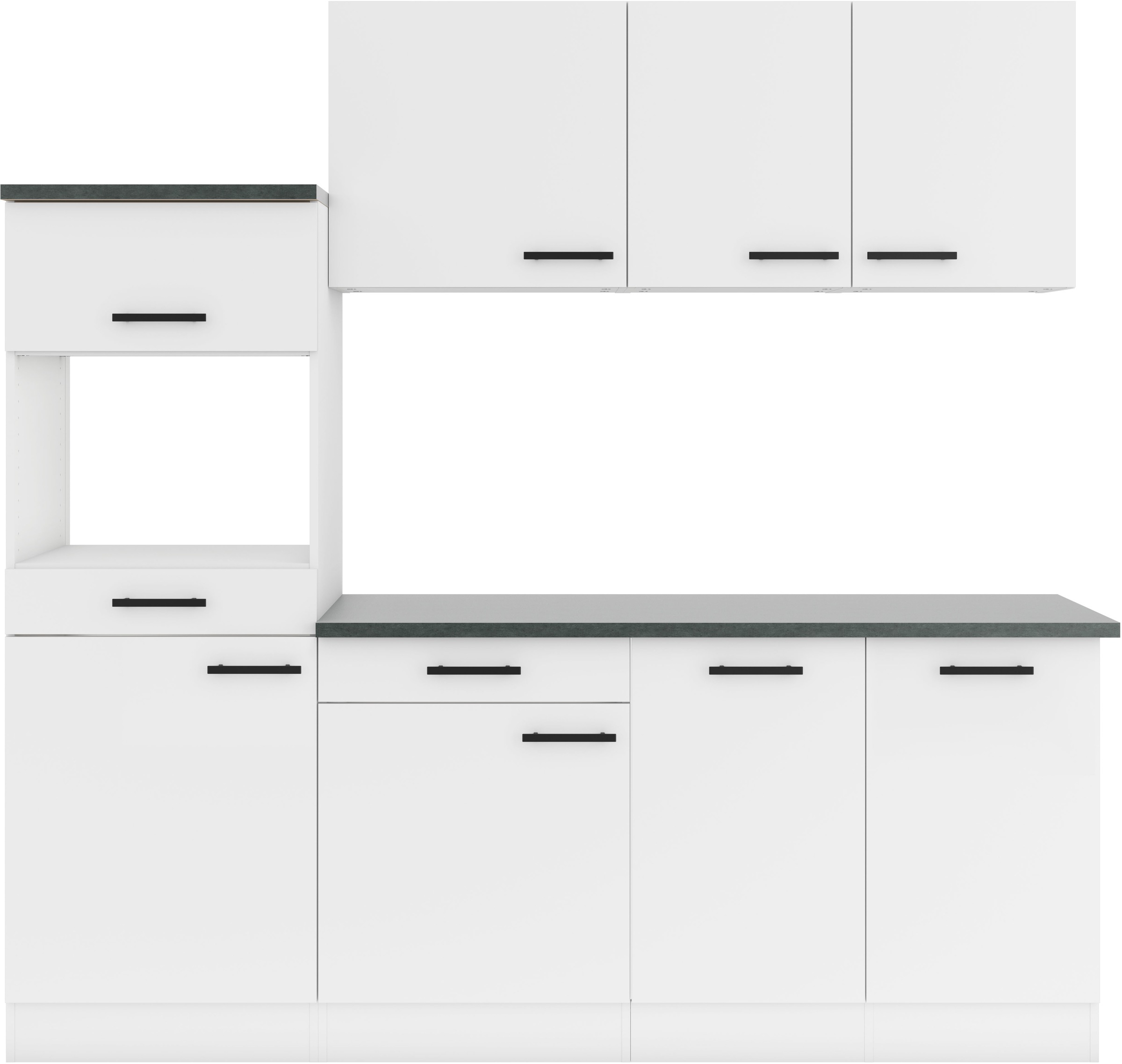 OPTIFIT Küchenzeile "Palma", Breite 210 cm, wahlweise mit E-Geräten, seiten günstig online kaufen