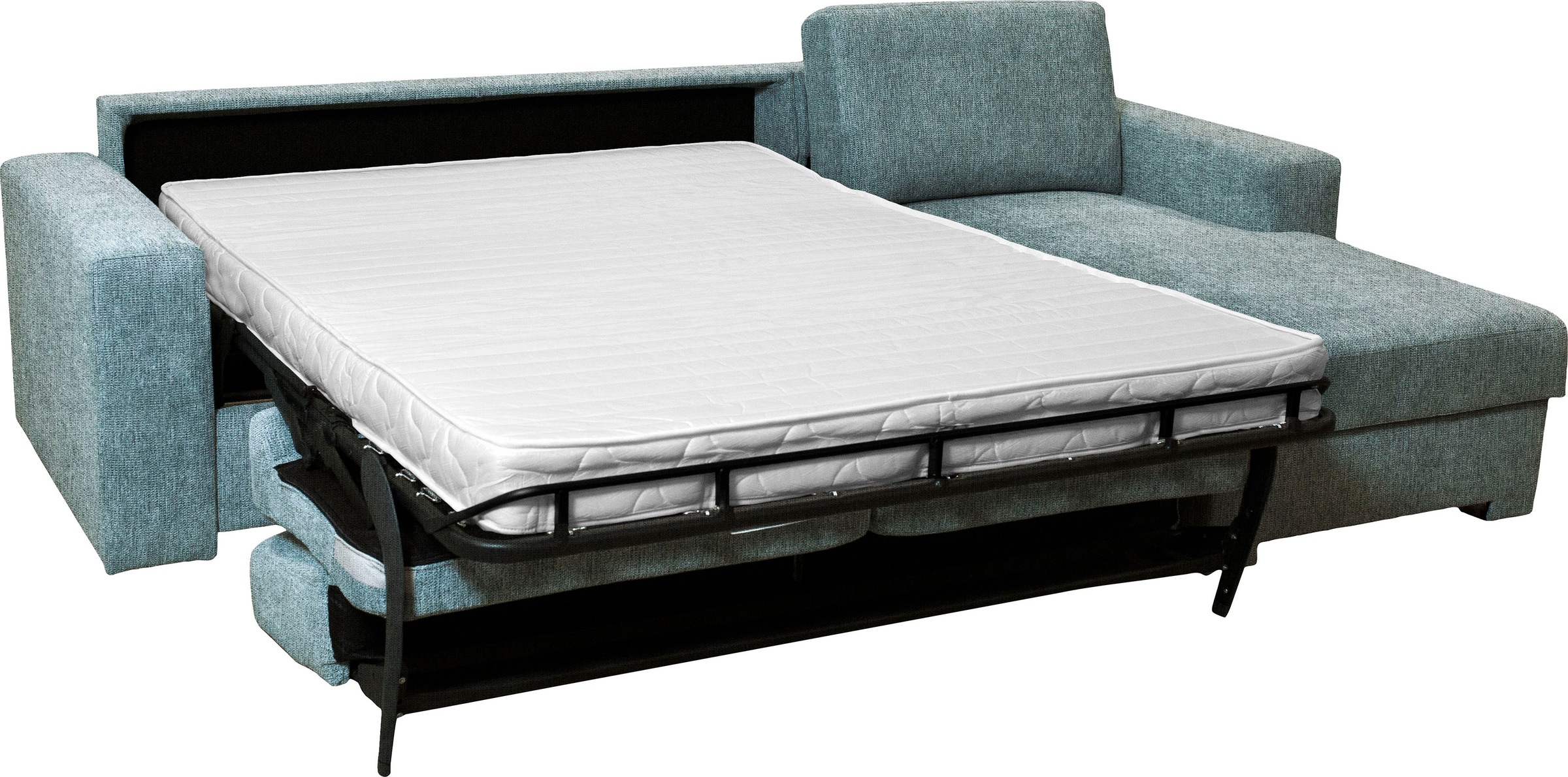 Home affaire Ecksofa »Roma "M" Matratzenhöhe 14 cm, Dauerschlaffunktion, mit Unterfederung,«, Liegemaße ca 143x198 cm, L-Form