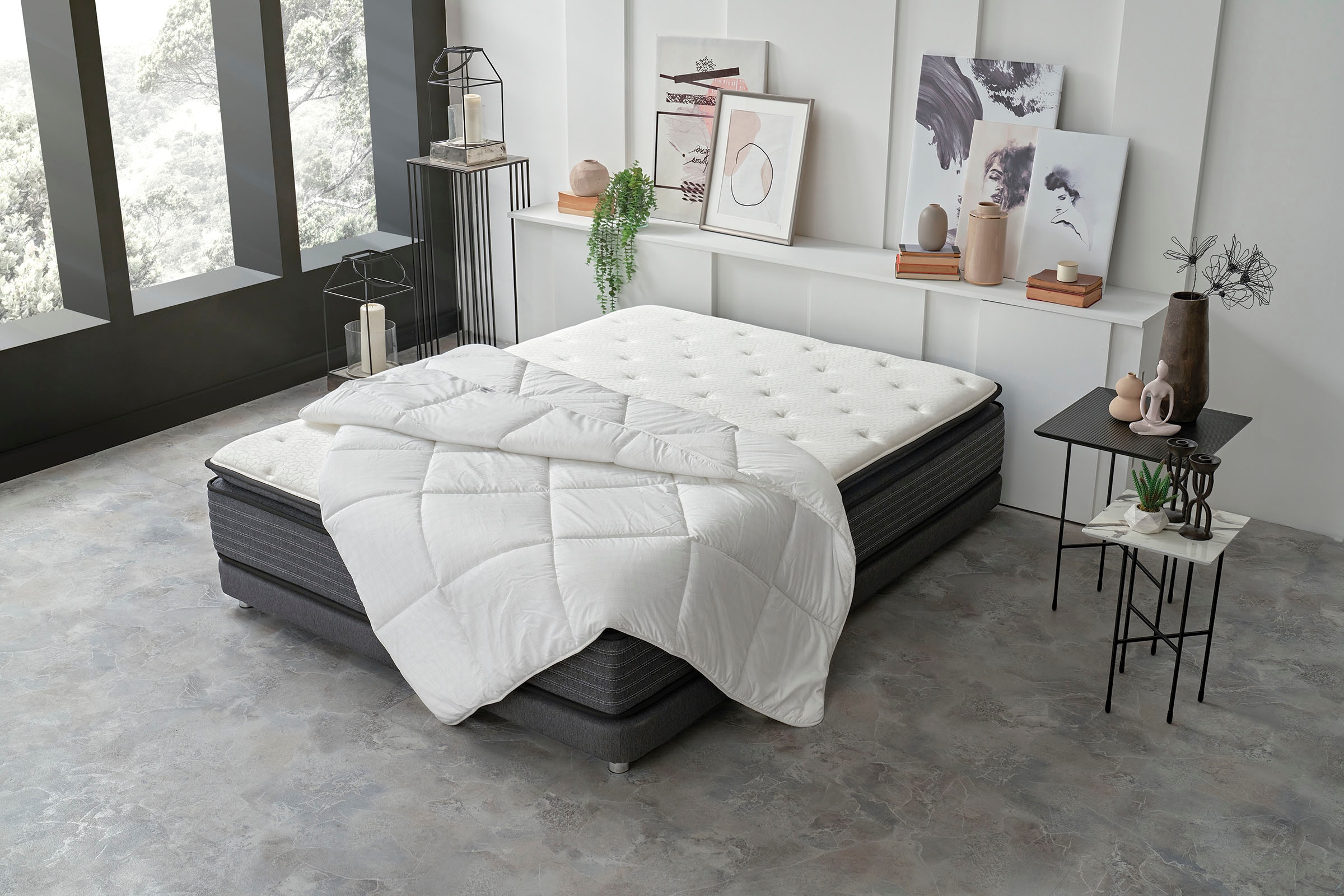 Kunstfaserbettdecke Decke«, Bedding (1 | normal, Yatas bestellen excellenter »Anti-Stress BAUR Schlafkomfort St.),