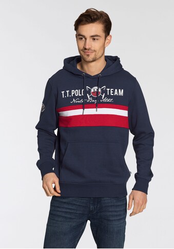 TOM TAILOR Polo Team Kapuzensweatshirt, mehrfarbig kaufen