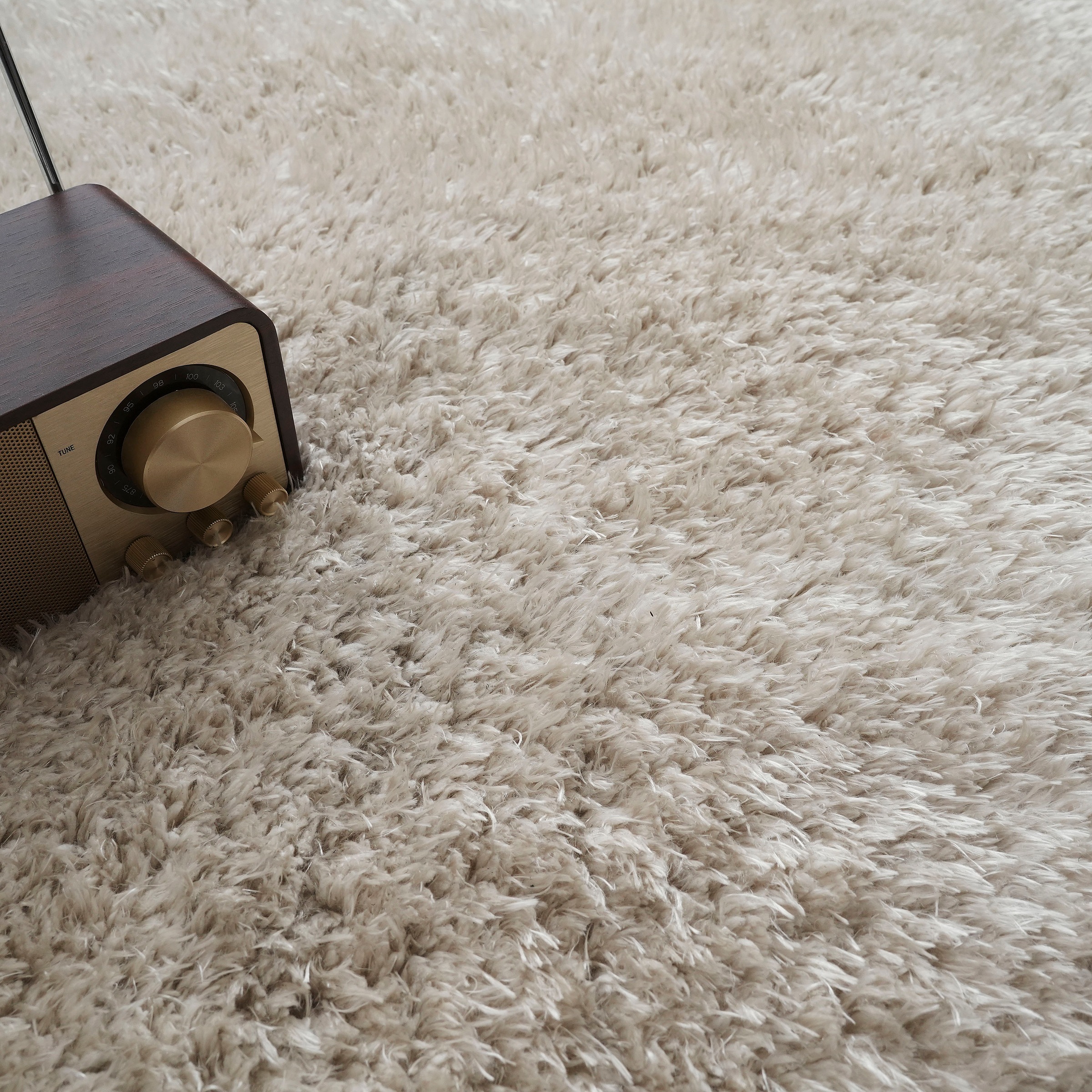 my home Hochflor-Teppich »Micro Shaggy«, rechteckig, 53 mm Höhe, weich, flauschig, Uni-Farben, Wohnzimmer, Schlafzimmer, Kinderzimmer