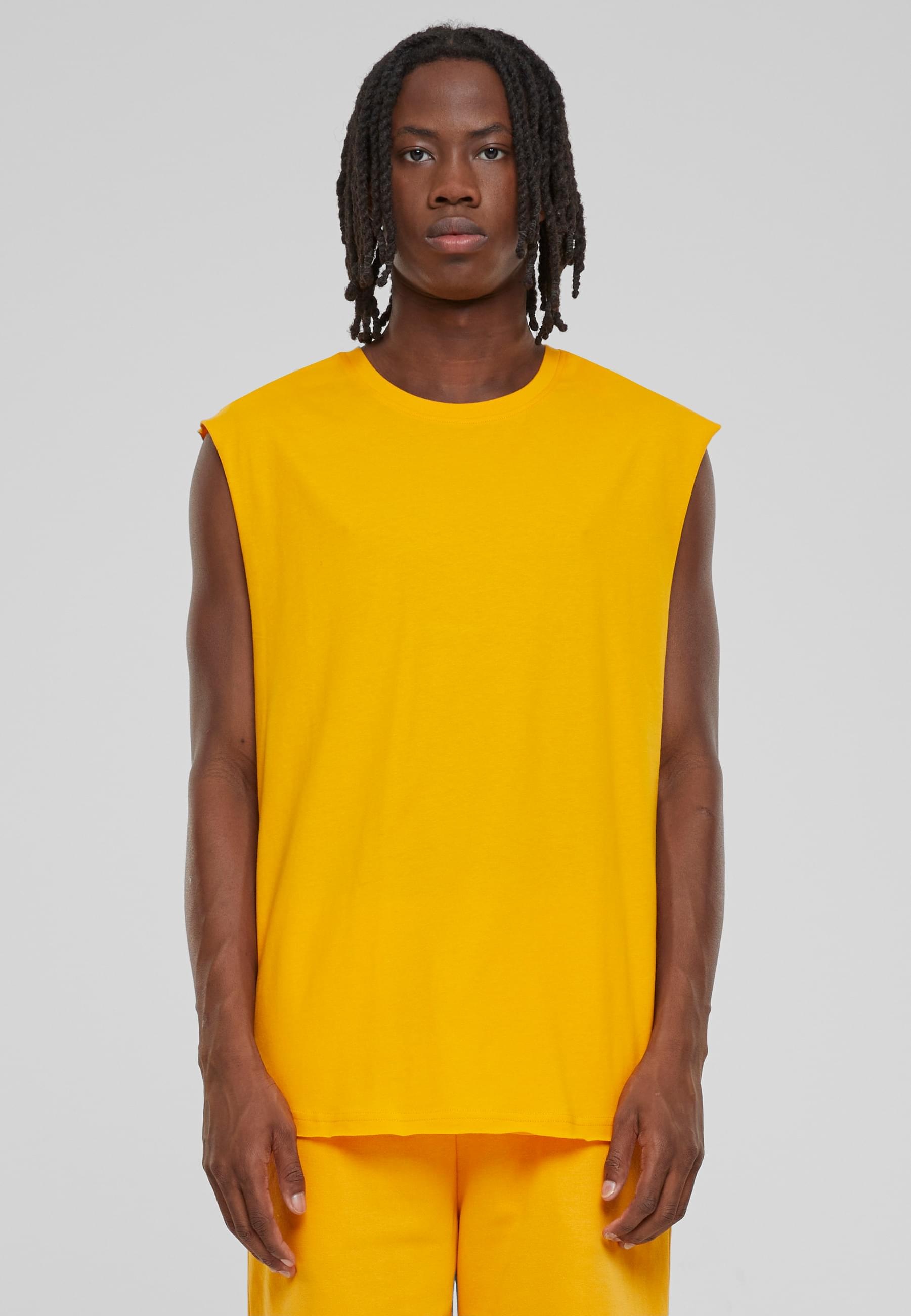 URBAN CLASSICS T-Shirt »Urban Classics Herren Open Edge Sleeveless Tee«, (1 tlg.)
