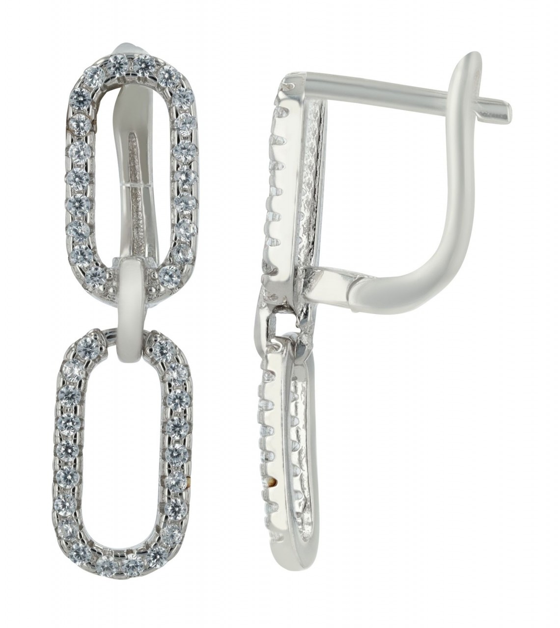Adelia´s Paar Ohrhänger »Damen Ohrhänger aus 925 Sterling Silber und Zirkonia«