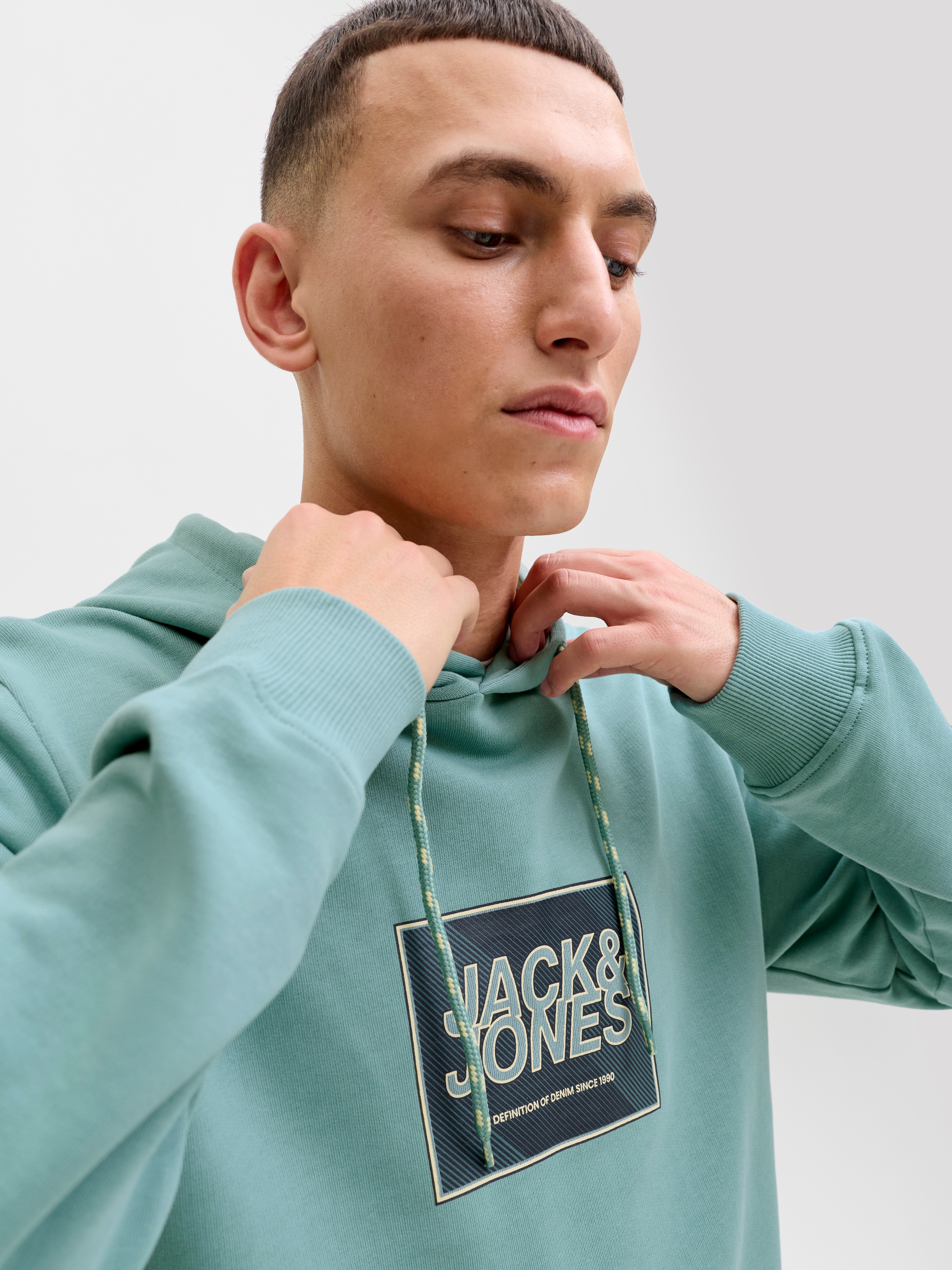 Jack & Jones Kapuzensweatshirt "JJRAIN SWEAT HOOD UNB" günstig online kaufen