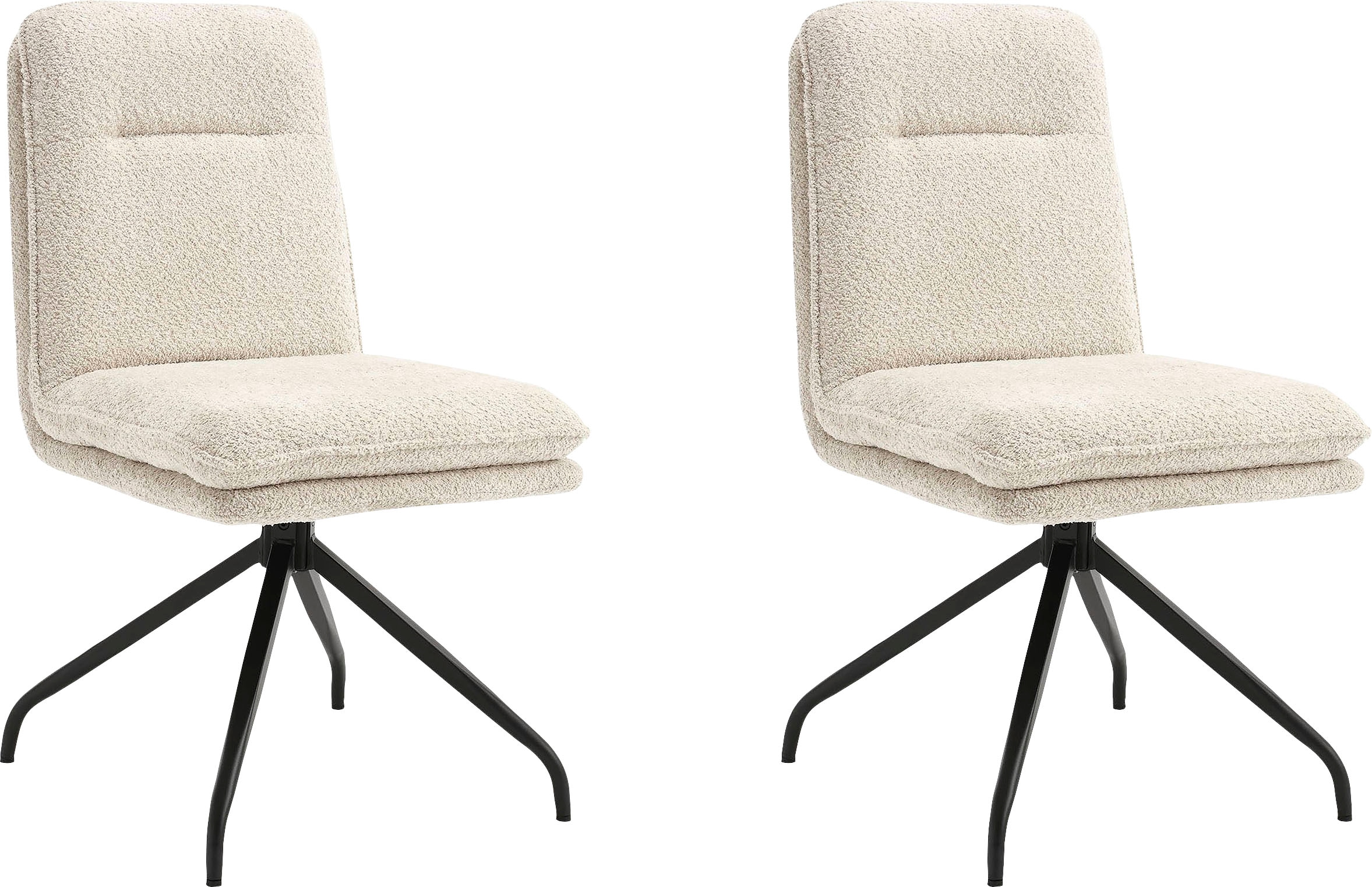 Home affaire Esszimmerstuhl "Valencia" (Set) 2 Stk. Boucle verschiedene Ges günstig online kaufen