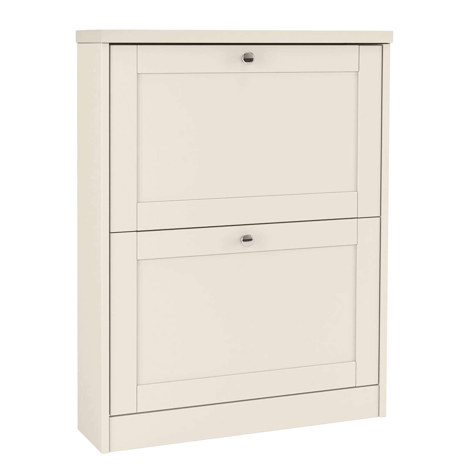 OTTO home Schuhschrank "Heide" Breite 70 cm, mit 2 Klappen und Facettenfront