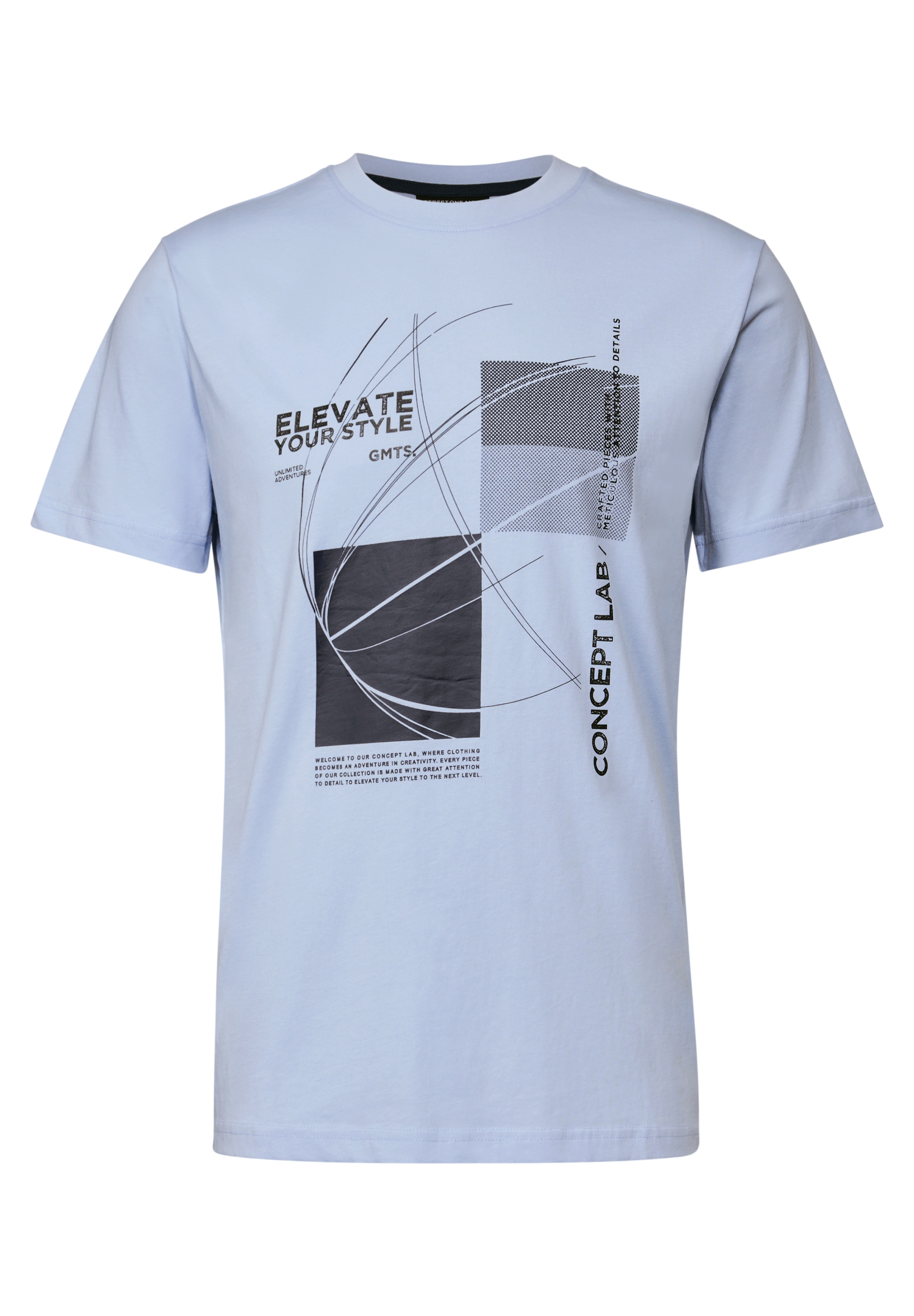 STREET ONE MEN T-Shirt, aus reiner Baumwolle