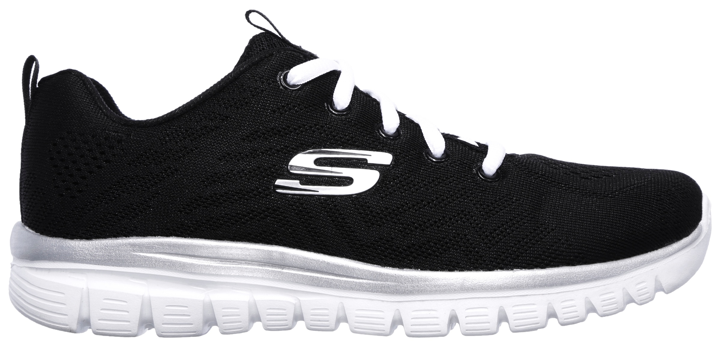 Skechers Sneaker »GRACEFUL - GET CONNECTED«, in Schuhweite G (weit), Freizeitschuh, Halbschuh, Schnürschuh