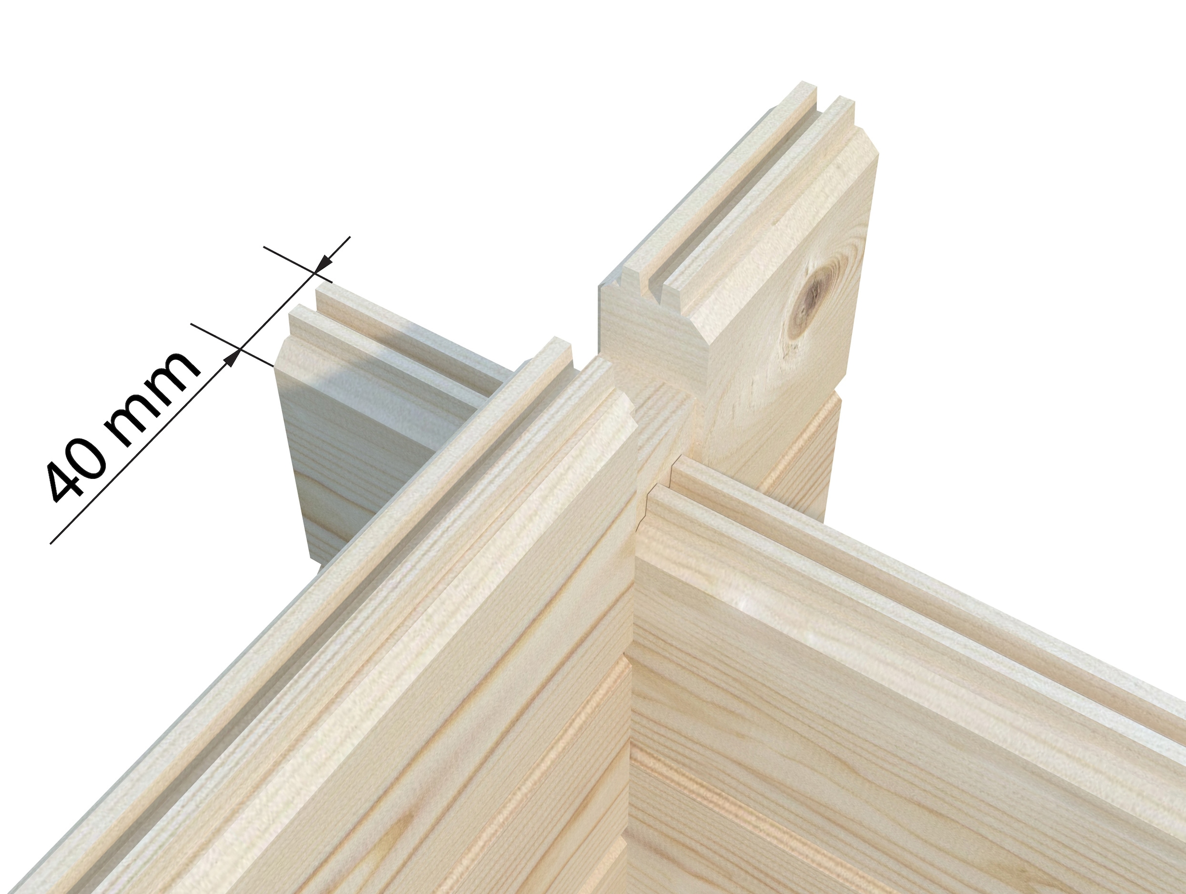 Palmako Gartenhaus »Britta« verschiedene Farben