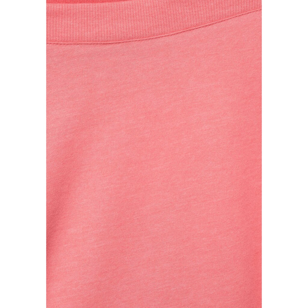 Damenmode Shirts & Sweatshirts Cecil Langarmshirt, in Melange-Optik rosa-meliert Damenmode Shirts & Sweatshirts Cecil Langarmshirt, in Melange-Optik rosa-meliert
