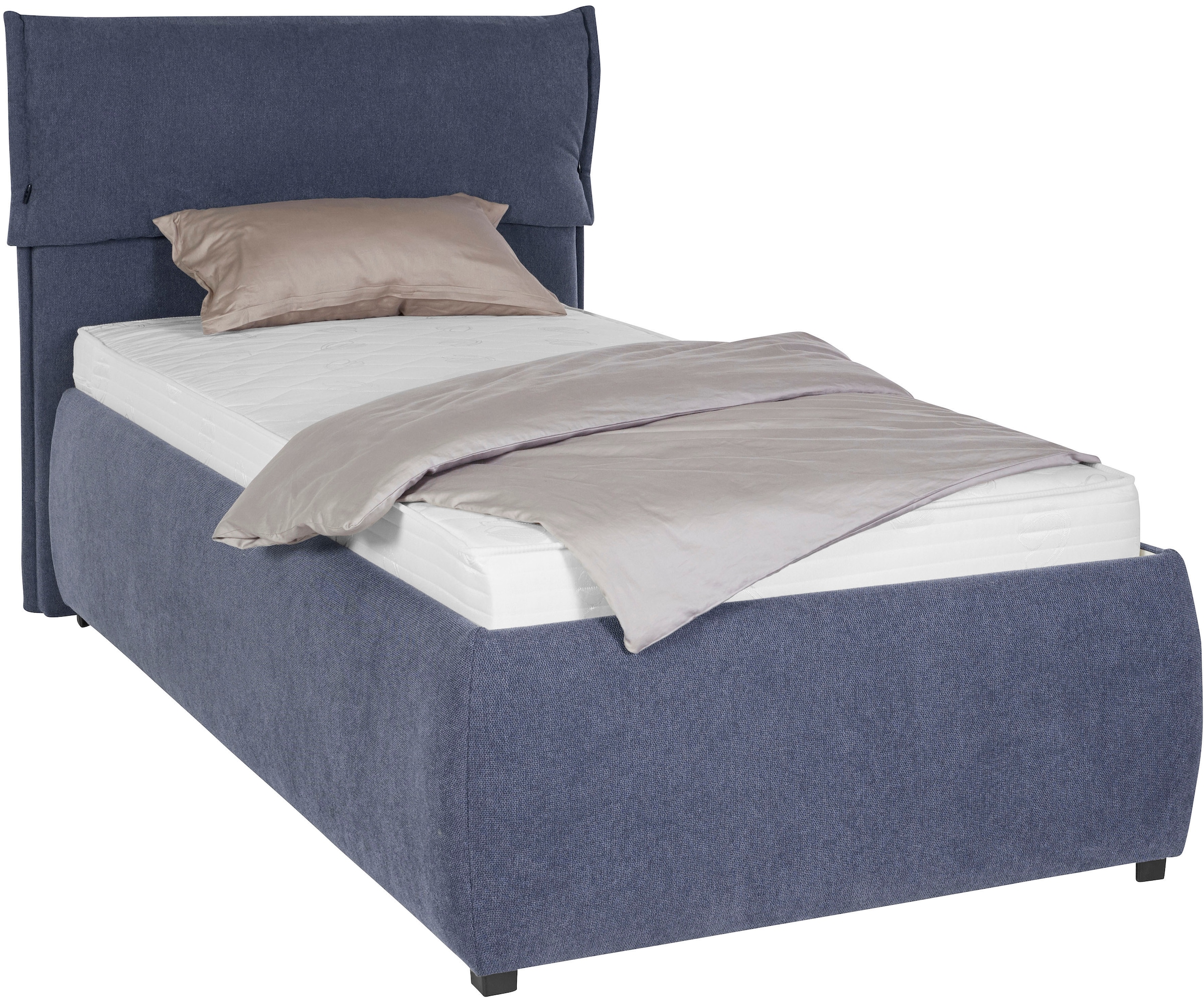 andas Polsterbett "Jenson" als Bettgestell oder mit 3 Matratzenarten und Hä günstig online kaufen