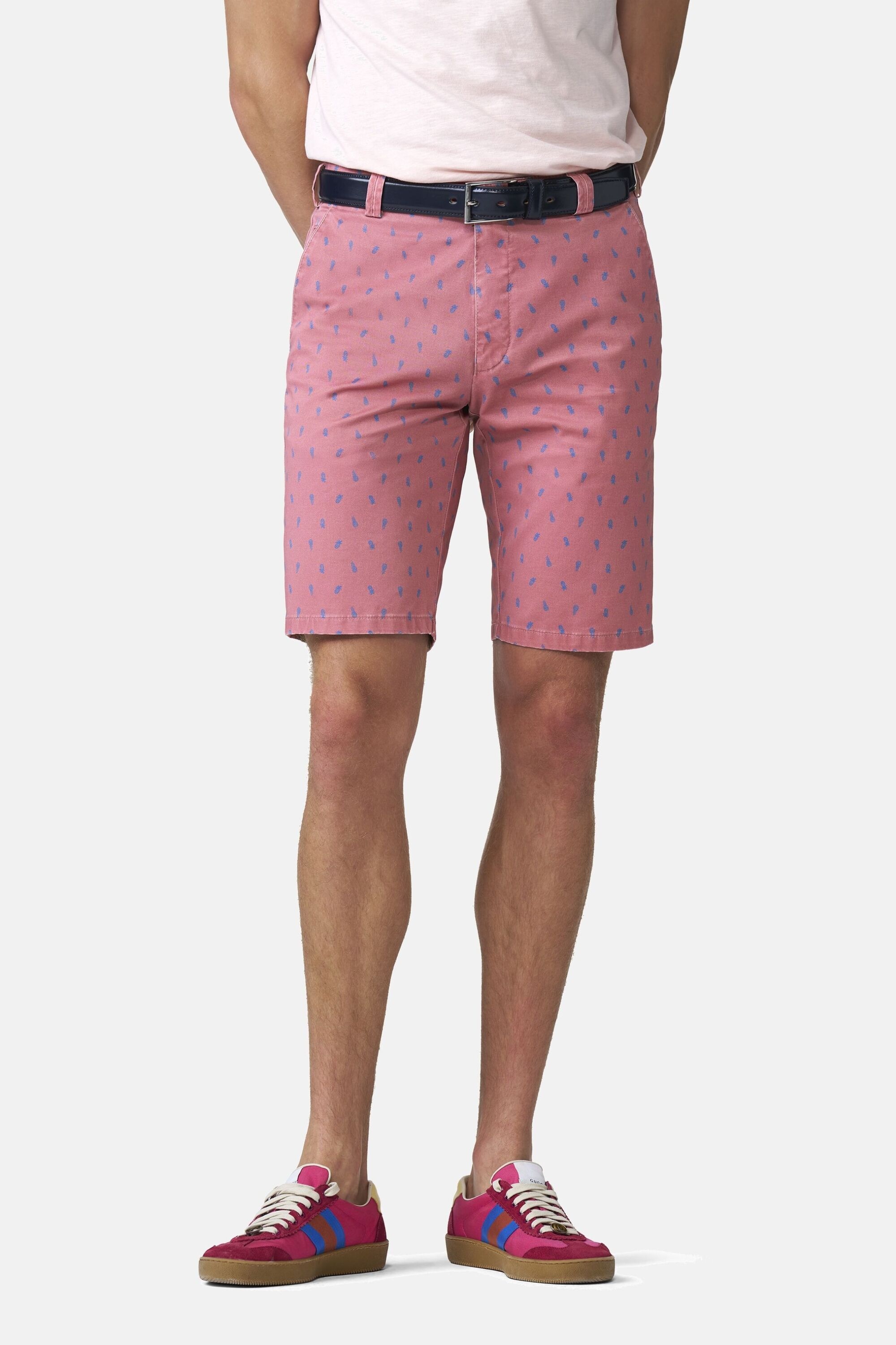 MEYER Chinos »B-Palma 1-3023«  mit Pineapple-Print