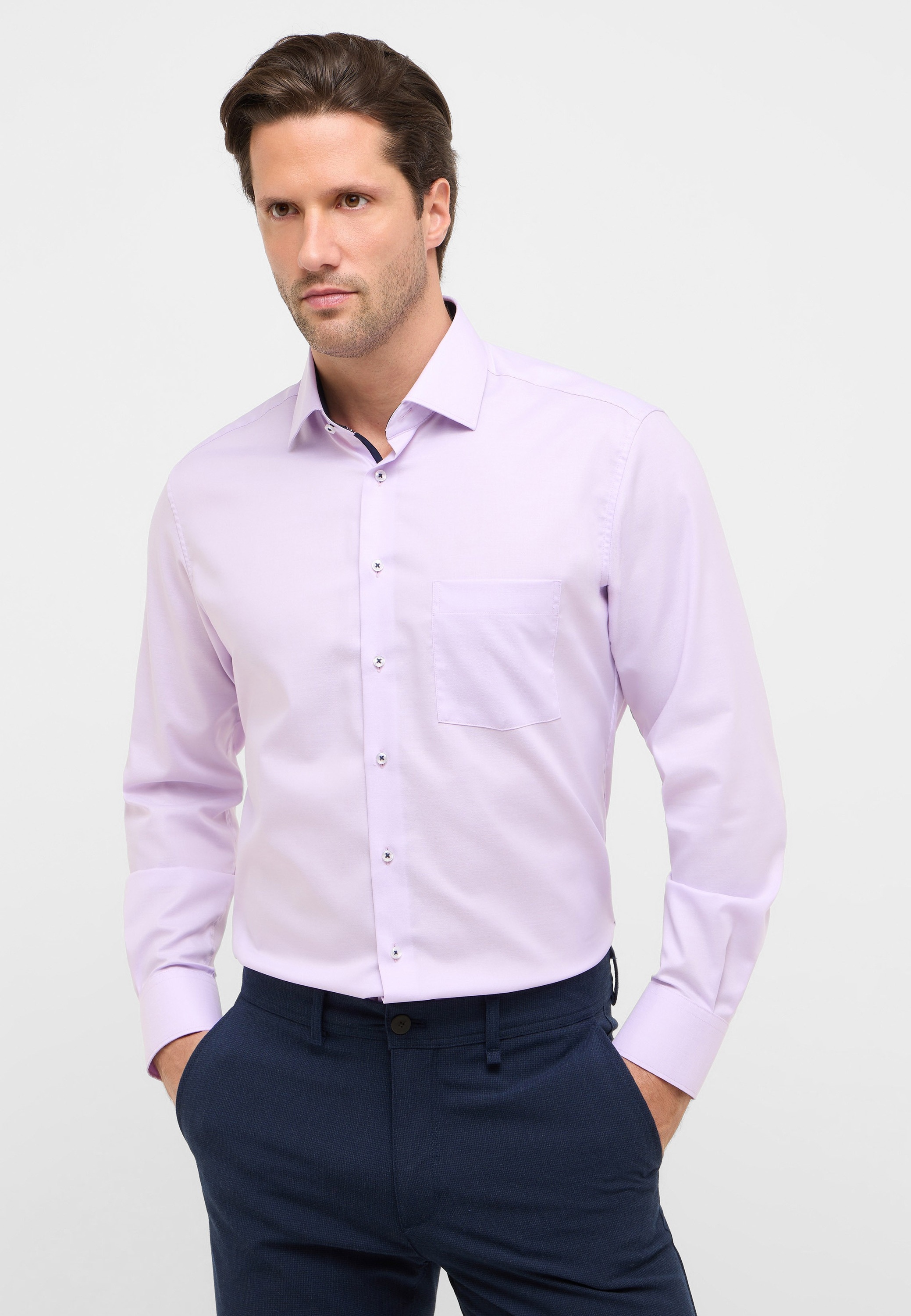 Eterna Langarmhemd "MODERN FIT" NON IRON (bügelfrei) günstig online kaufen