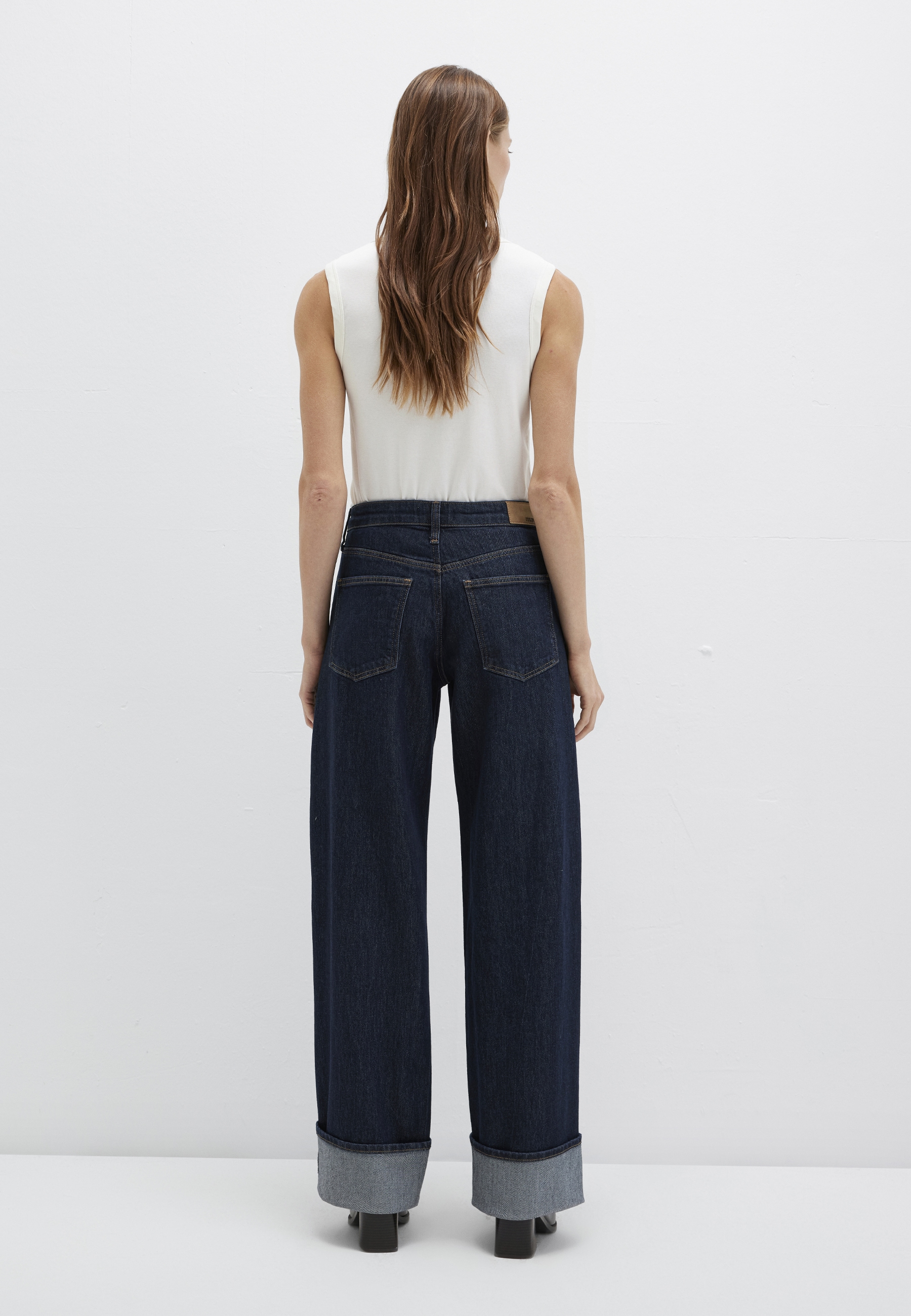 Mavi 1100000002199 »SANDRA« Cuffed Wide Leg