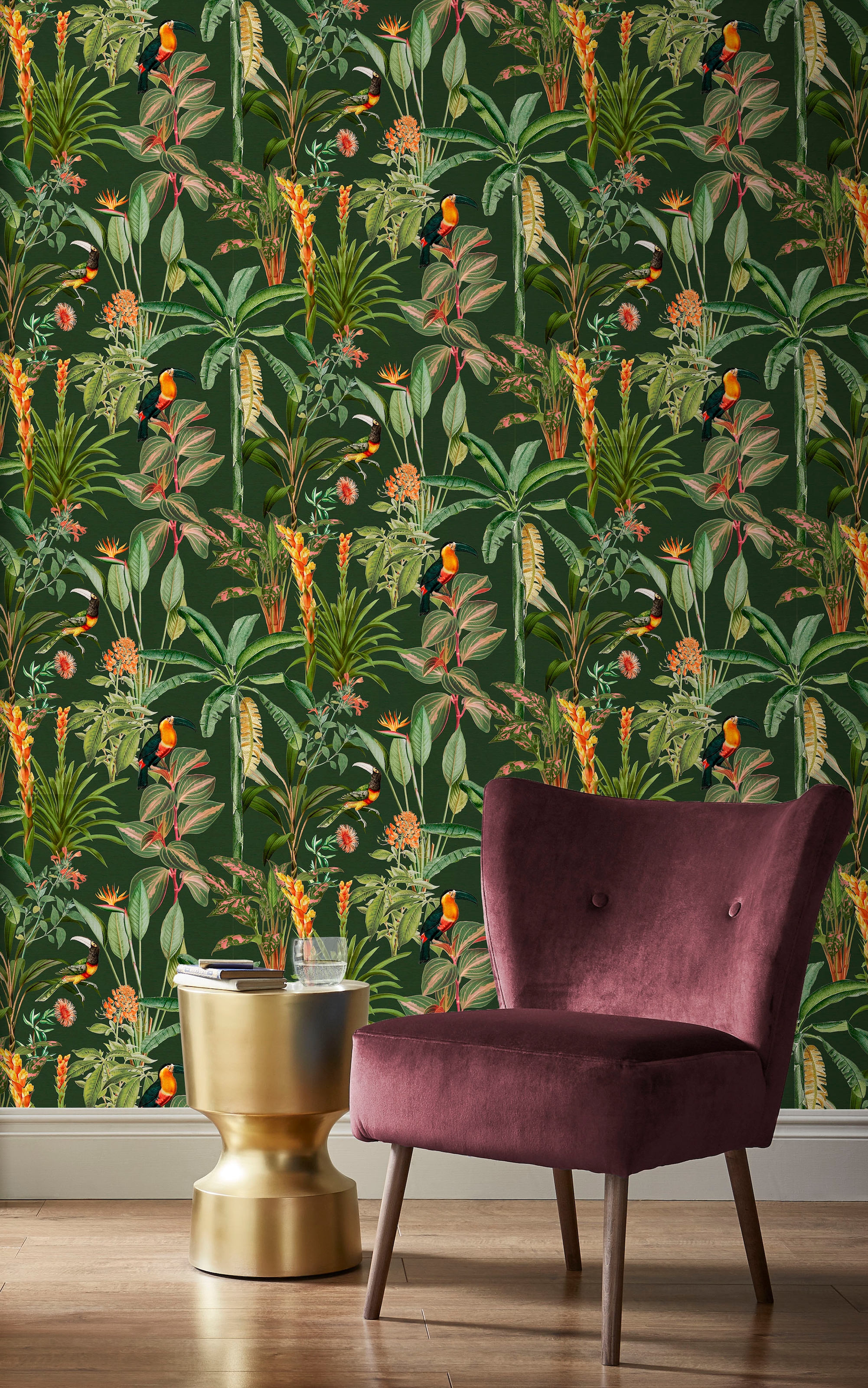 Superfresco Easy Vliestapete »Sarah Grun«, Motiv, botanisch