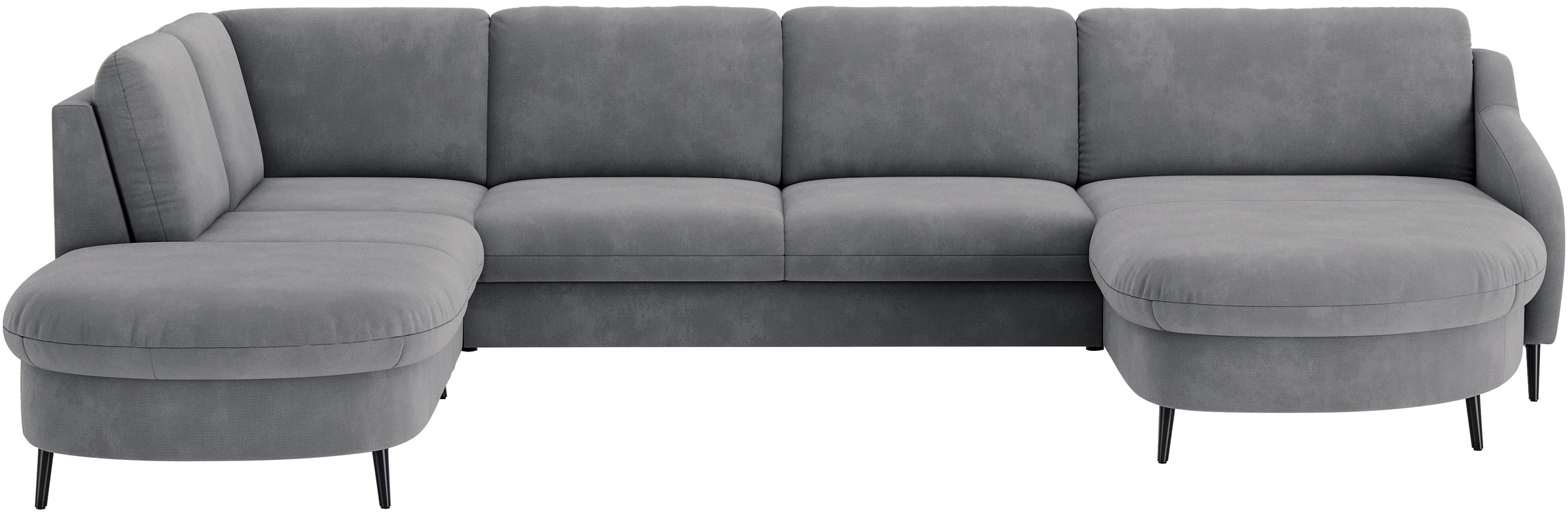 sit&more "Soul U-Form" wahlweise mit Bett und Bettkasten