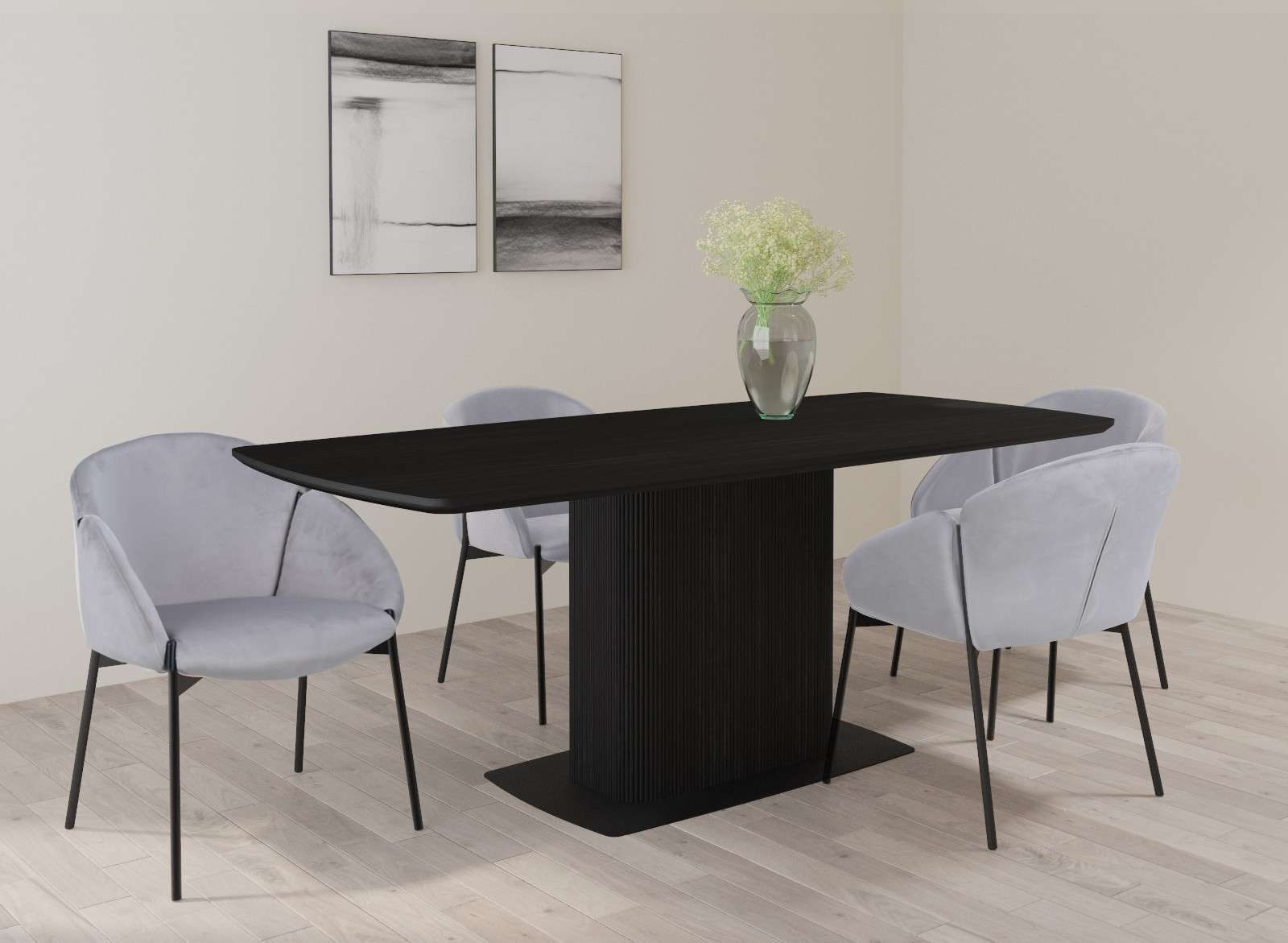 OTTO home Esszimmerstuhl »Westfox« () 2 Stk.gepolsterte Rückenlehne, Armlehne und Sitzfläche, Sitzhöhe 49 cm