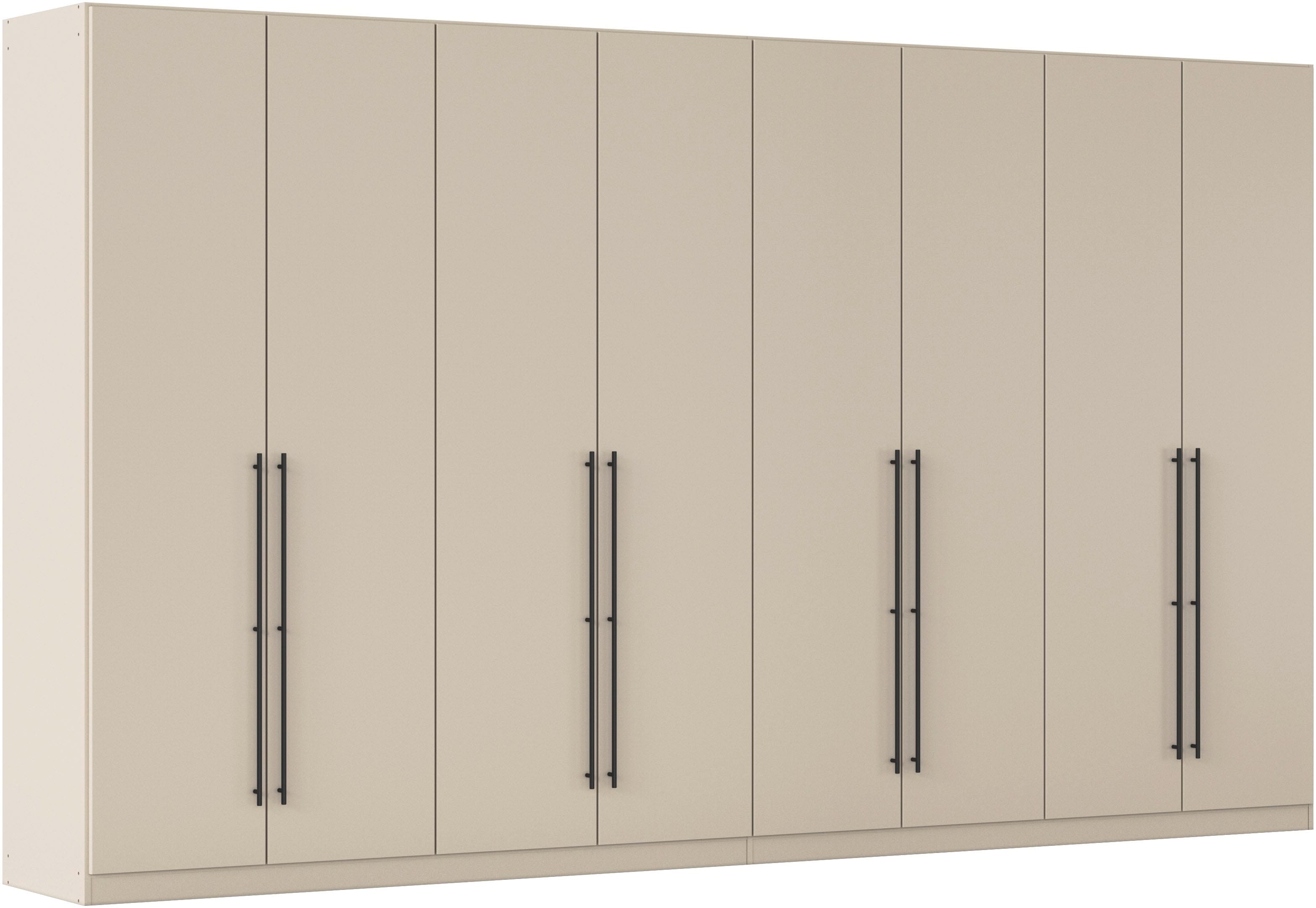 OTTO home Kleiderschrank "Mehrzweckschrank Aktenschrank Möbel Mietswohnung Schlafzimmer AVOLA" 3 verschiedene Ausstattungen BASIC/CLASSIC/PREMIUM (inkl. SOFT-CLOSE), mit hochwertigen Stangengriffen in Schwarz aus Metall MADE IN GERMANY